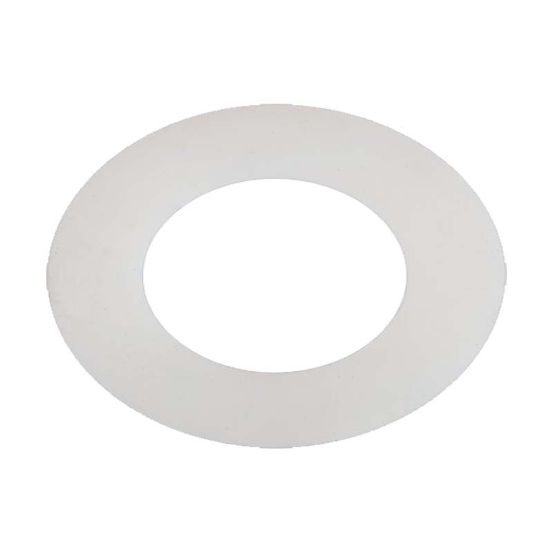 DN 300 Flansch Dichtung 325 x 378 x 3 mm Silikon weiss
