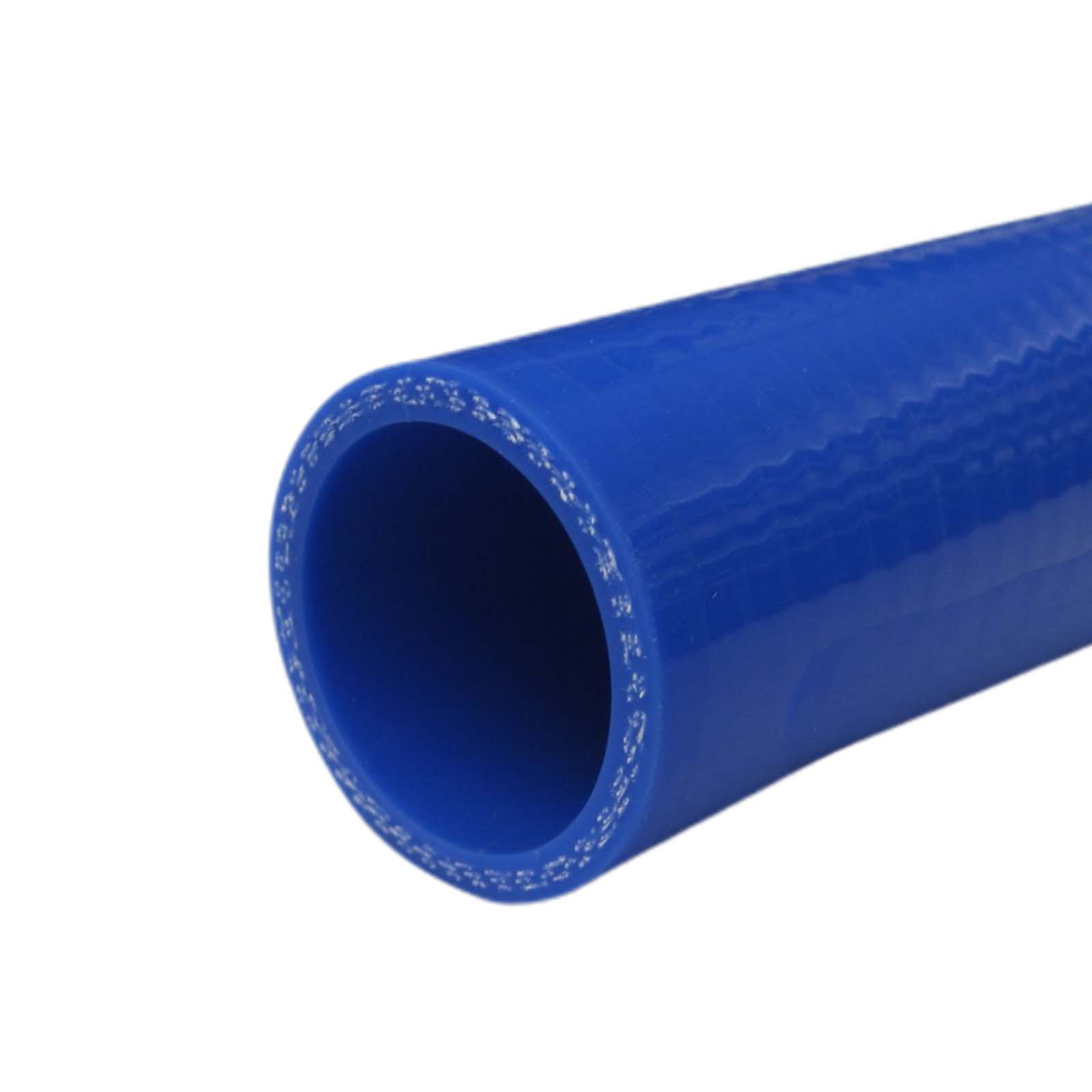130 x 140 mm Kühler Silikon LLK Ladeluft Kühlmittel Schlauch blau PN 4,0 bar - Fixlänge 1 m