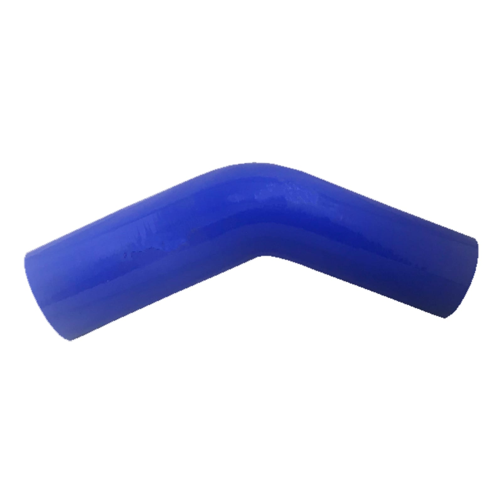 57 -> 63 mm ID Kühlerschlauch Reduktion 45° Verbinder Silikon LLK Ladeluft Kühlmittel Schlauch blau