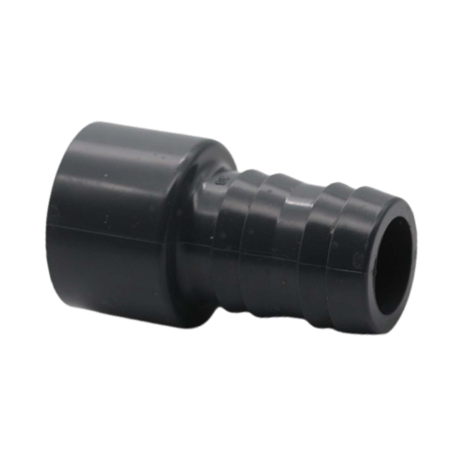 2er Set - PVC-U Schlauchverbinder - Klebetülle DN 50 -> Schlauchtülle 38 mm. Maximaler Betriebsdruck PN 16 bar.
