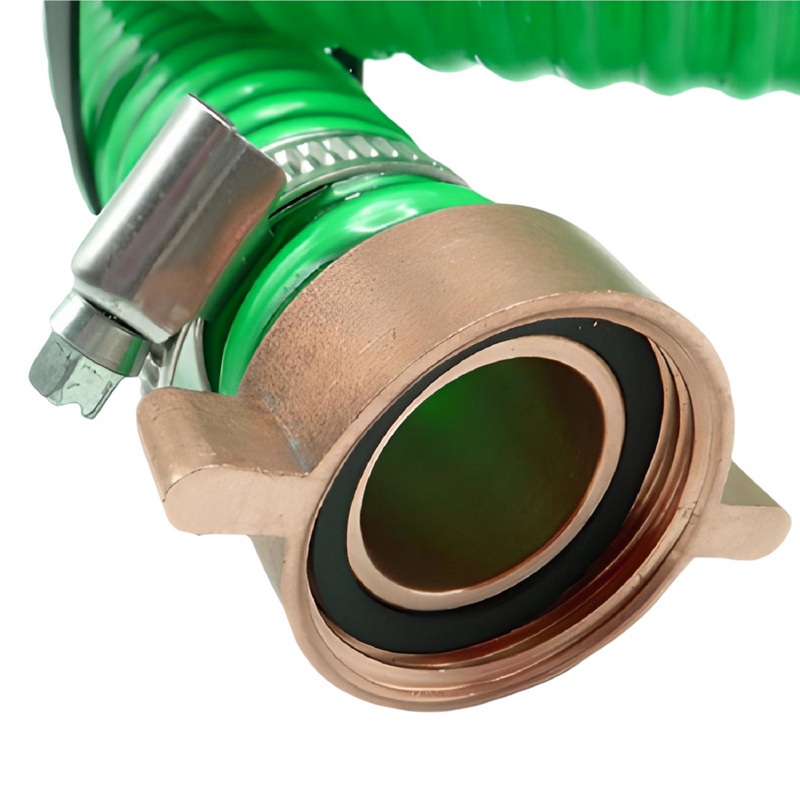 32 mm 1 1/4" Zoll Saug Schlauch Pumpen Garnitur Verlängerung  grün - 25 m