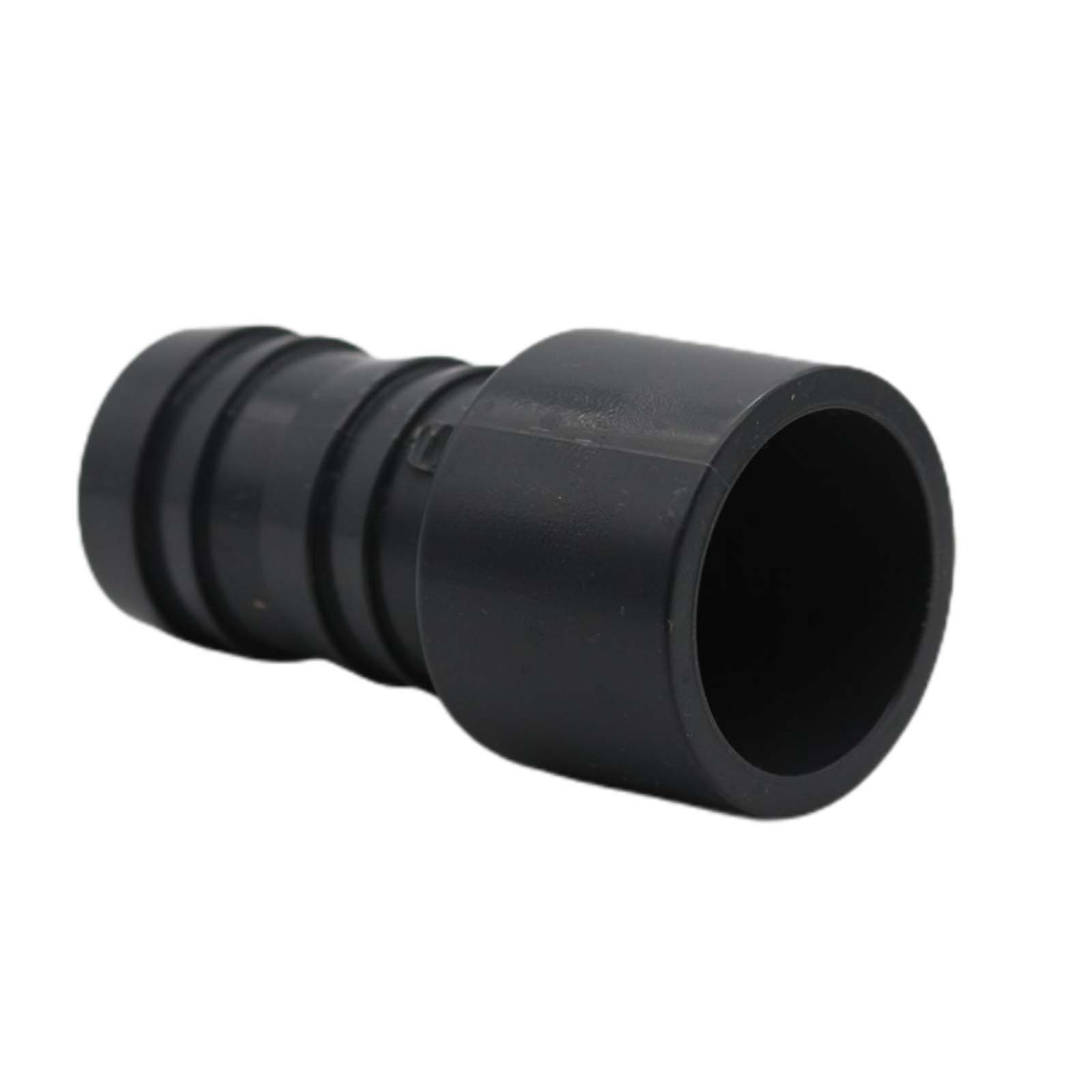 2er Set - PVC-U Schlauchverbinder - Klebetülle DN 50 -> Schlauchtülle 38 mm. Maximaler Betriebsdruck PN 16 bar.