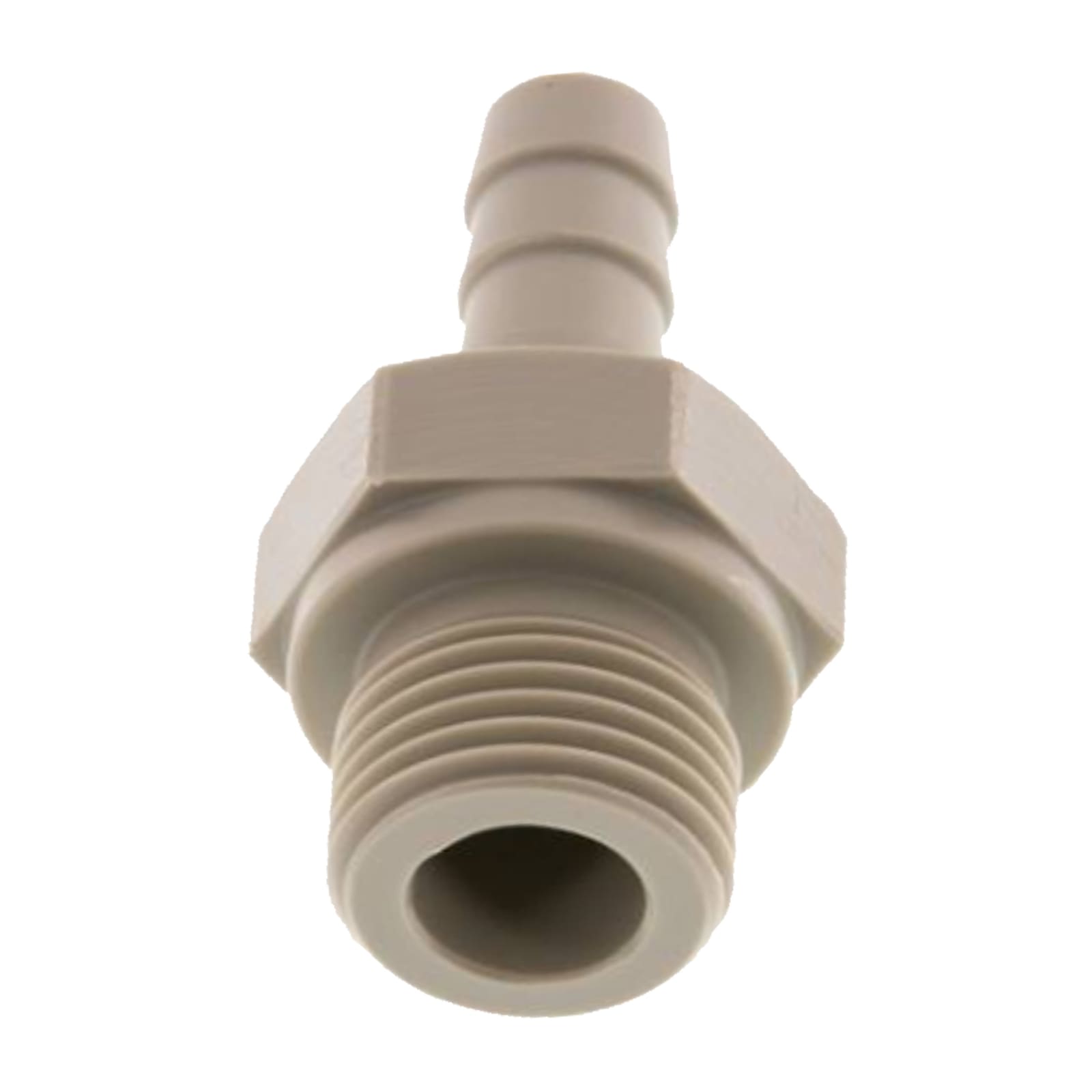 PP Gewindefitting (FDA)| Schlauchtülle x AG -  4mm x 1/8" [PN10]