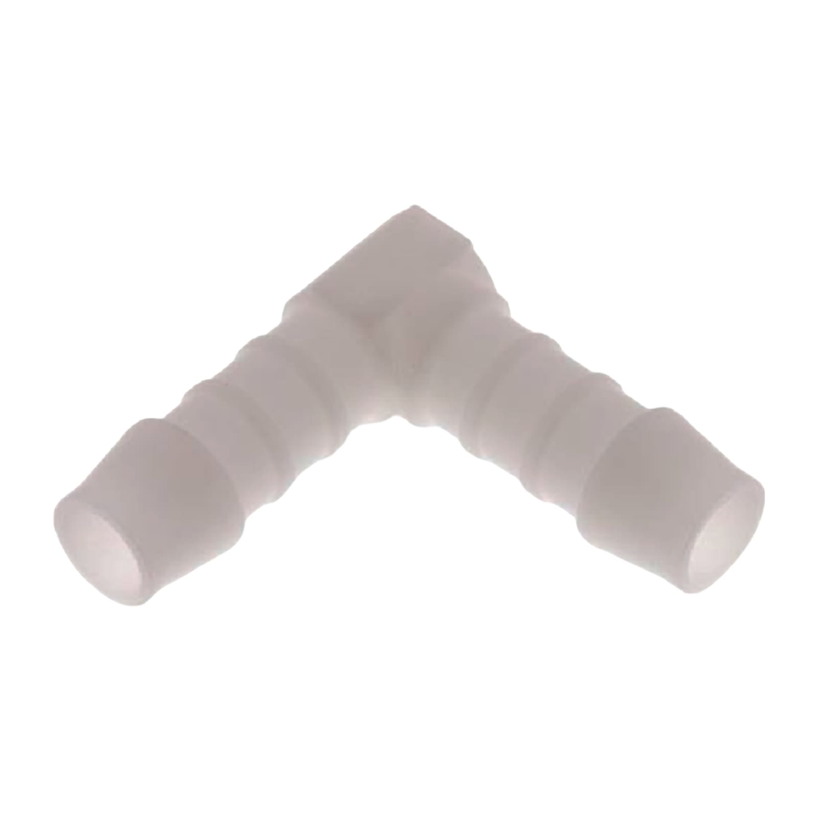 8 mm POM Winkel 90° Schlauch Verbinder Stutzen Tülle Kupplung Fitting weiss PN 10 bar