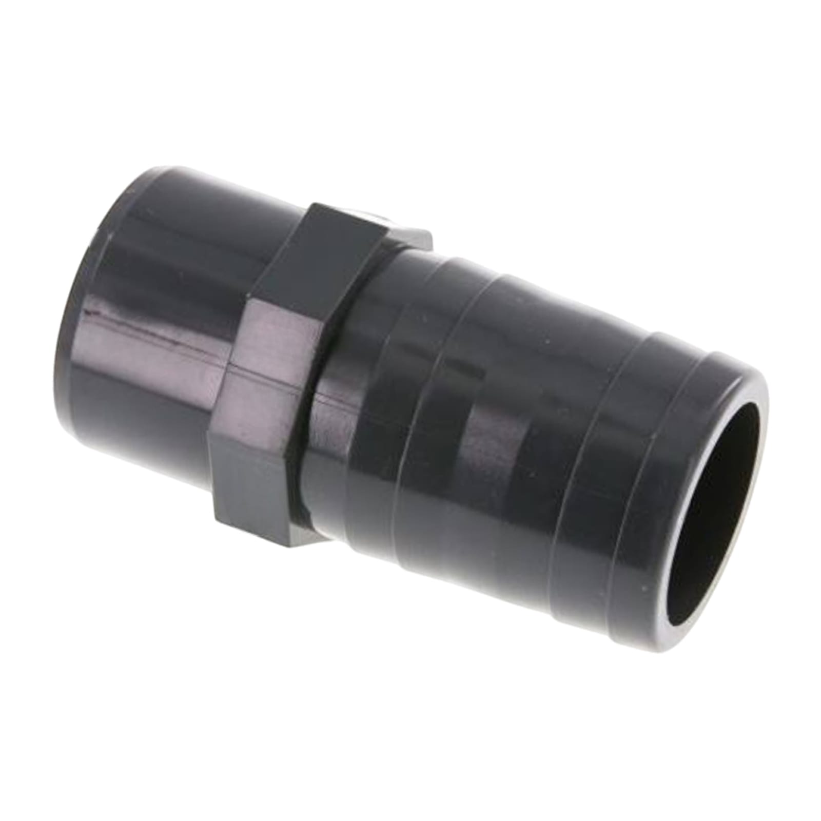 50 mm PVC Klebefitting Schlauch Klebe Tülle Stutzen Verbinder Pool Teich DN50 -> 50 mm - PN 10 bar