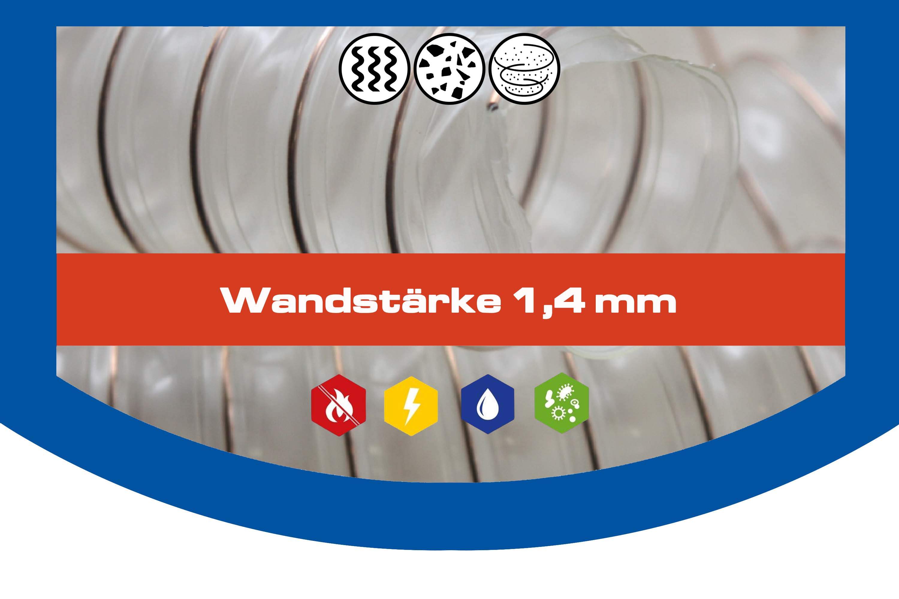 Wandstärke 1,4 mm