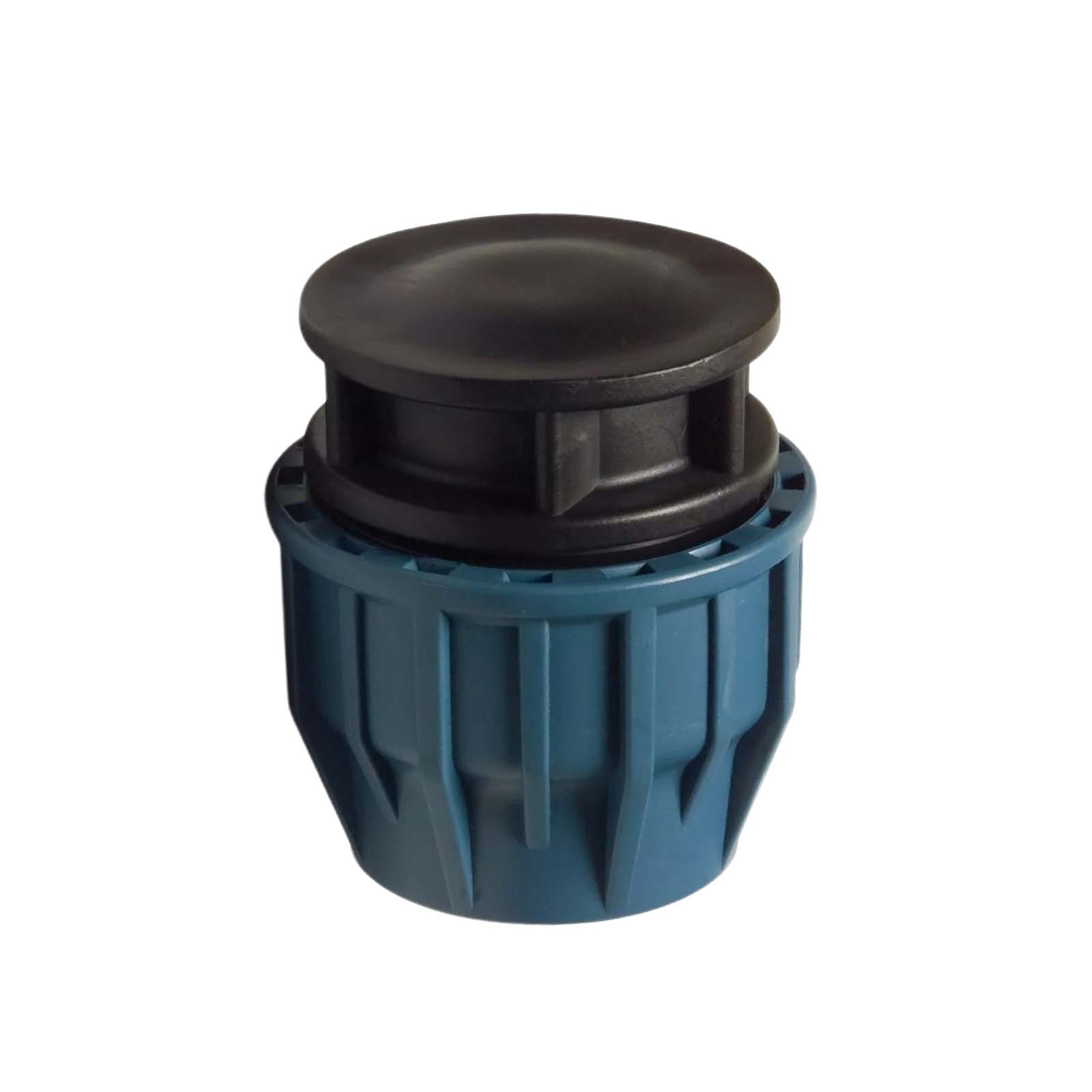 63 mm PE PP Fitting Klemm Verbinder Kappe Endkappe Endstück Muffe Verbinder  DVGW - PN 16 bar
