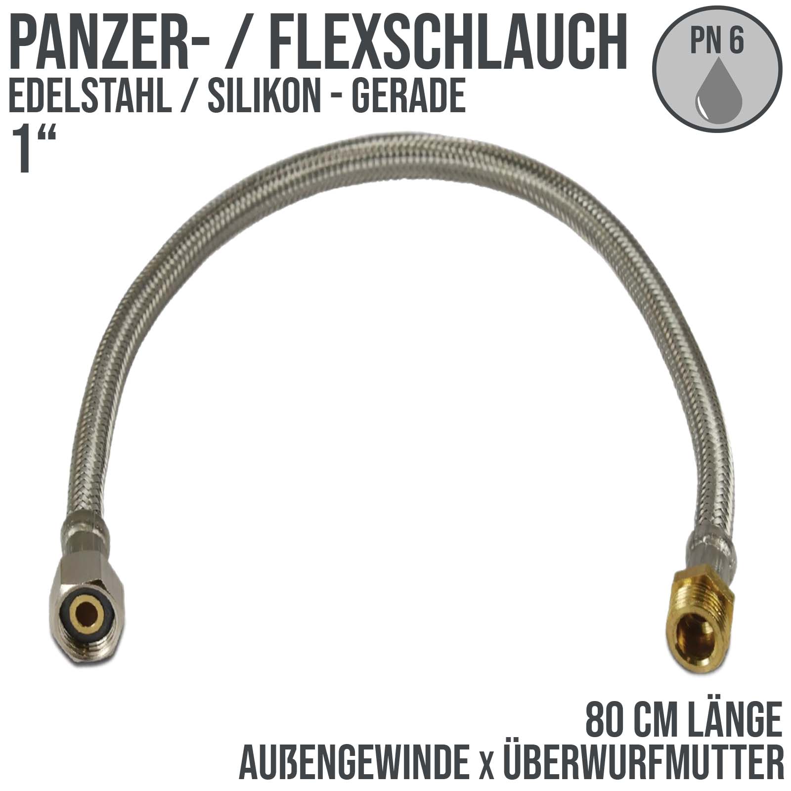 Flex- / Panzerschlauch in verschiedenen Ausführugen für den im Sanitärbereich, Küche und Bad finden Sie in unserem Shop…