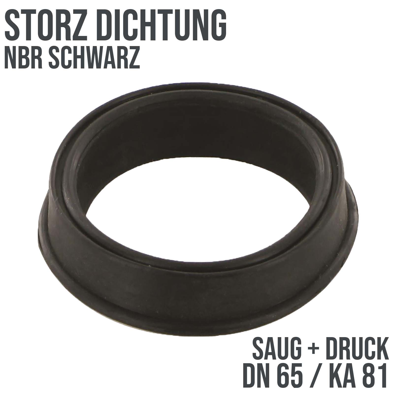 Dichtung STORZ  DN 65 KA 81 Kupplung (Saug/Druck) NBR schwarz