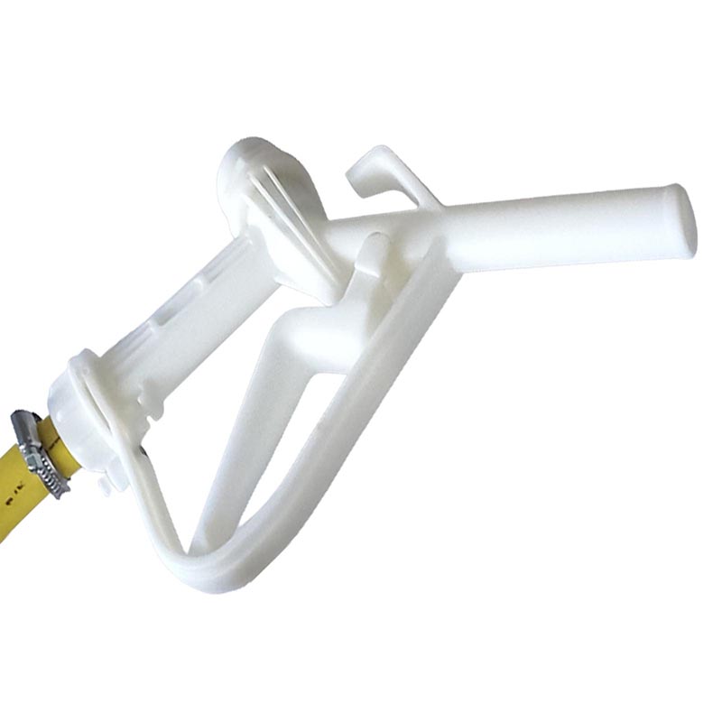 3/4" 19 mm Zapf Schlauch Garnitur mit Doppelnippel AG 1" - 4 m (PP Pistole weiss) - PN 5 bar