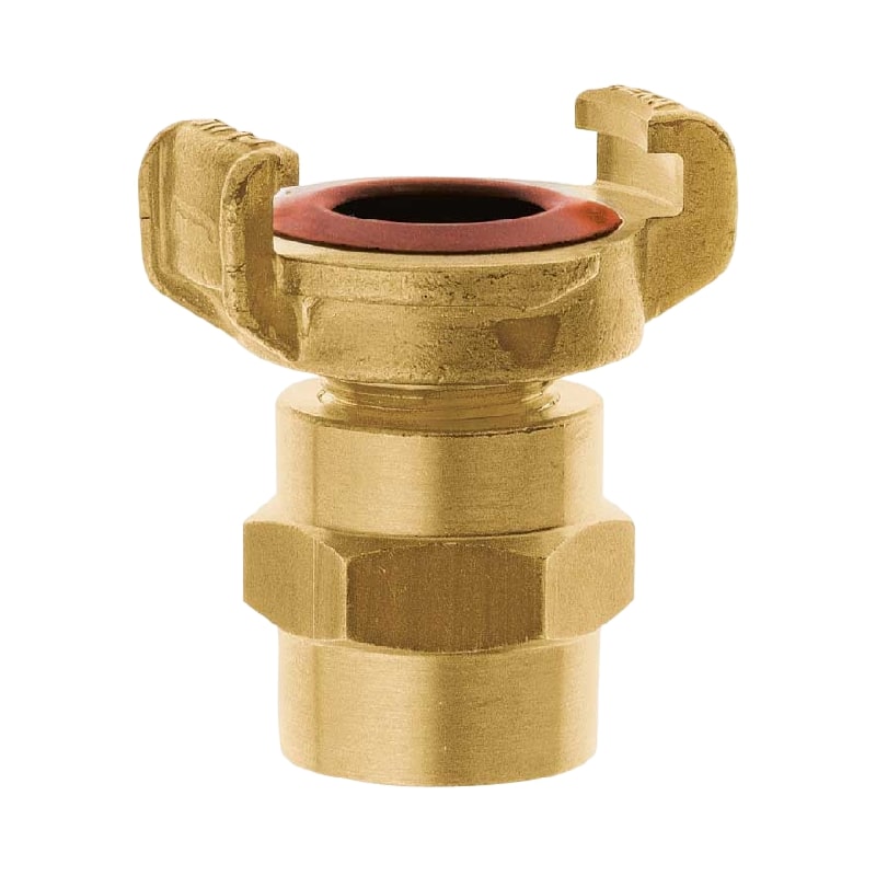1" - 25 mm GEKA plus Schnell Kupplung XK Trinkwasser Schlauch Messing DVGW - PN 40 bar