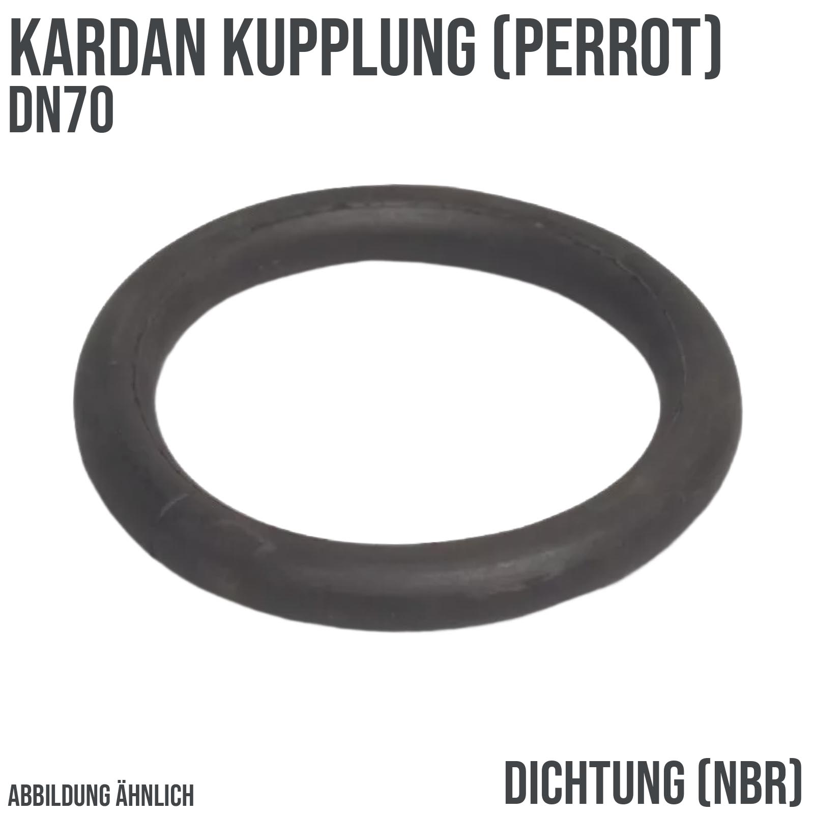 70 mm Kardan Perrot O-Ring Gummi Dichtung