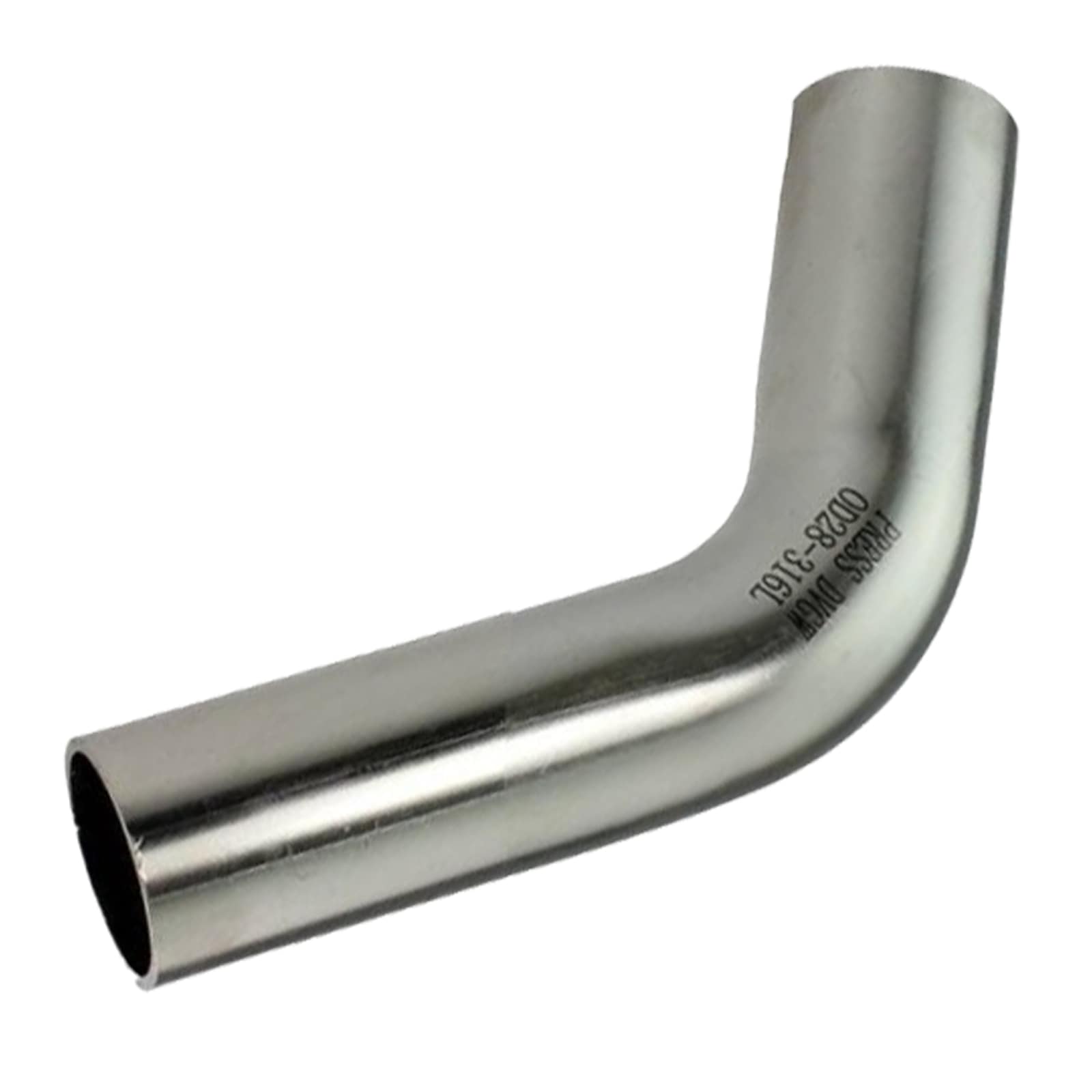 28 mm Passbogen 60° Stutzen x Stutzen Edelstahl AISI 316 Fittings PN 16 bar