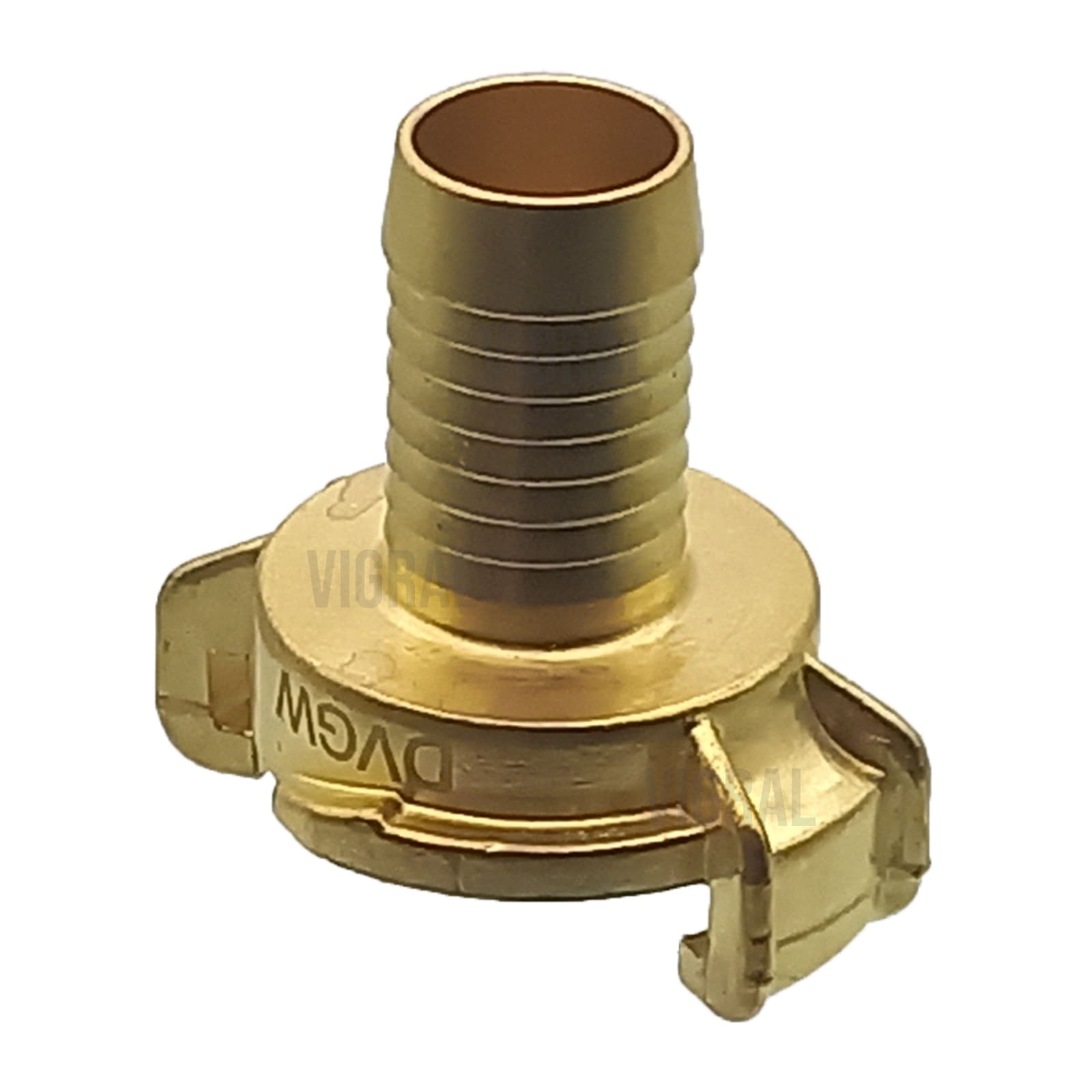 1 1/2" - 38 mm GEKA plus Schnell Kupplung Schlauch Tülle Stutzen Messing KTW-A DVGW - PN 40 bar