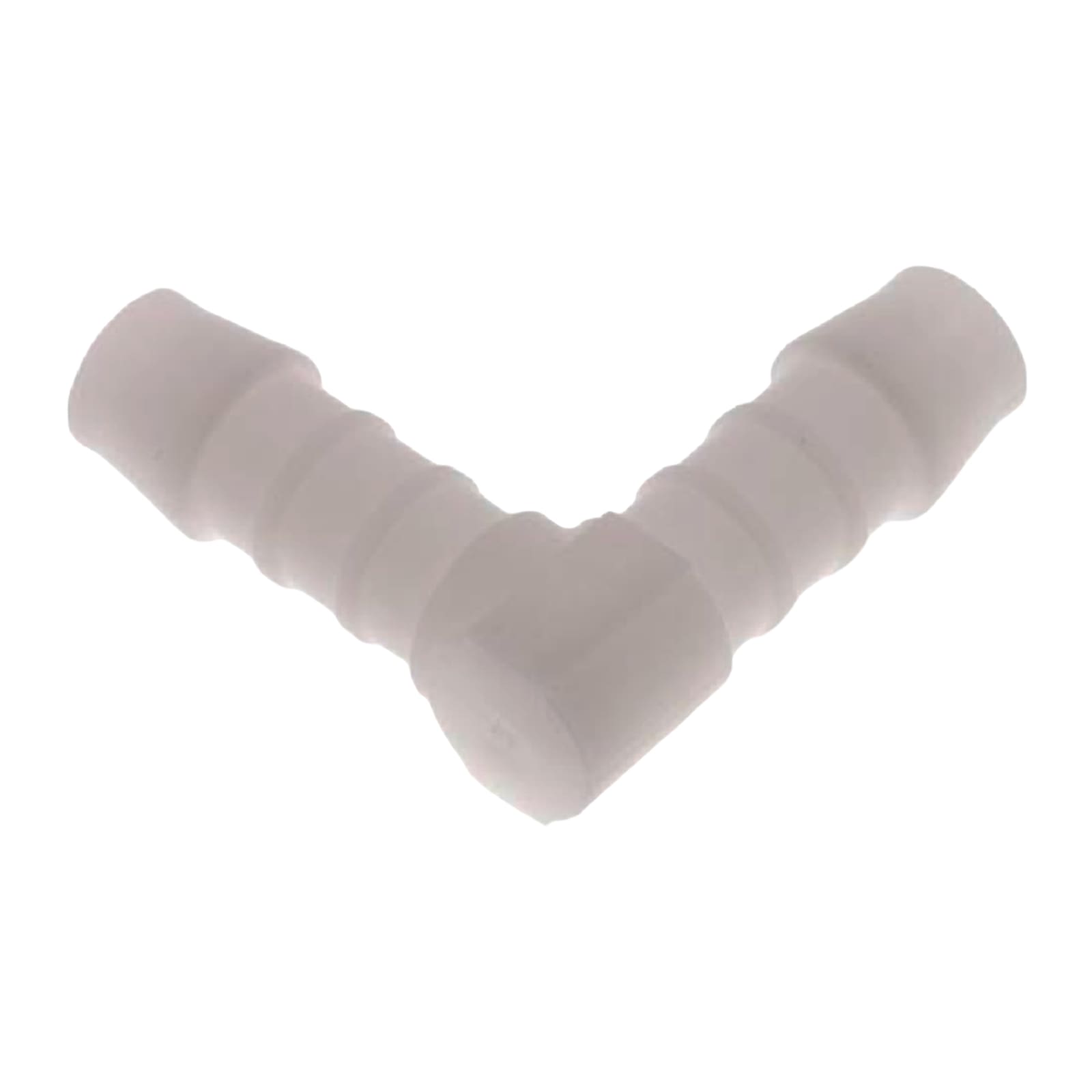 8 mm POM Winkel 90° Schlauch Verbinder Stutzen Tülle Kupplung Fitting weiss PN 10 bar