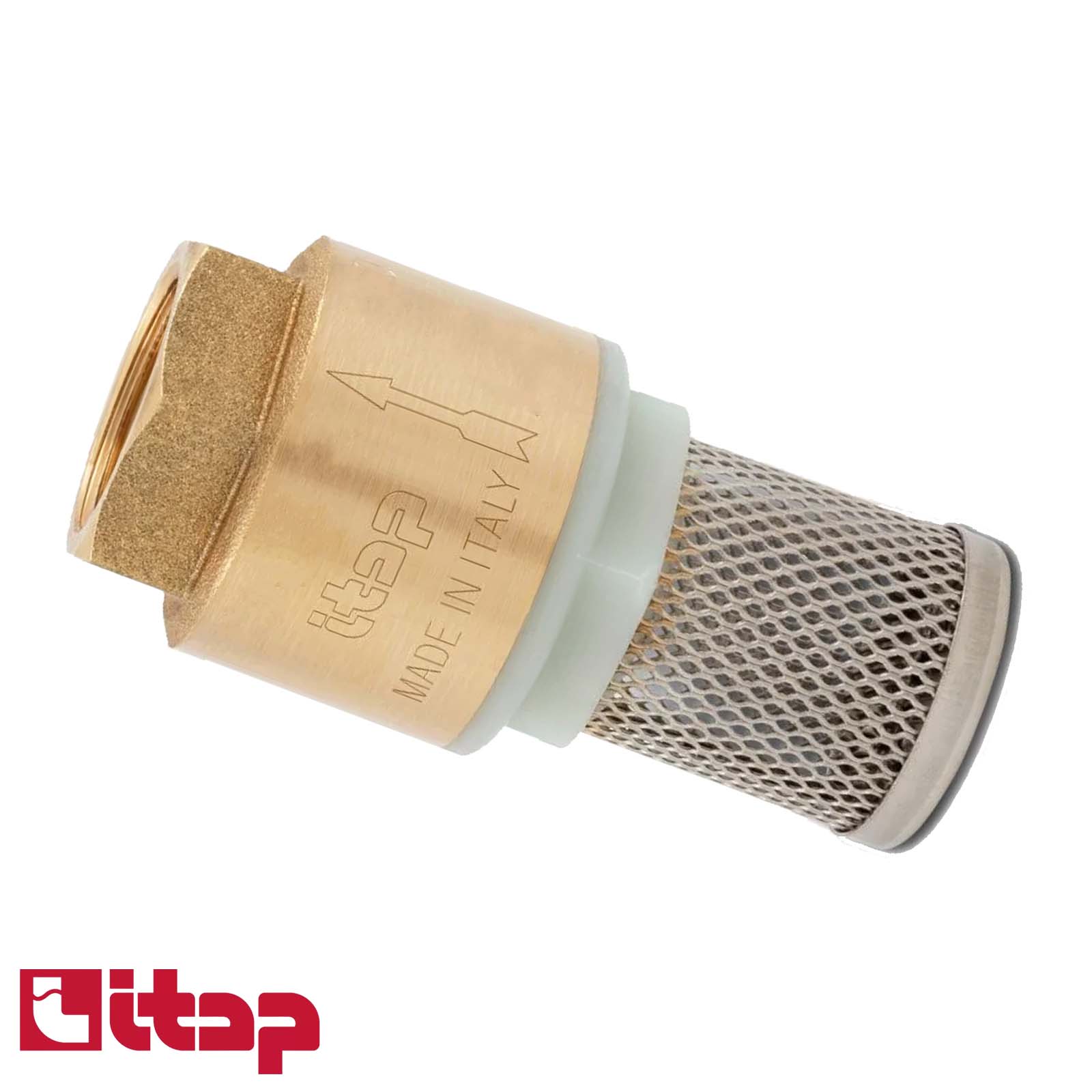2" Zoll Itap Fuß Rückschlag Absperr Ventil Messing Edelstahl Saugkorb Kunststoff Verschluss Typ 108 - PN 10 bar