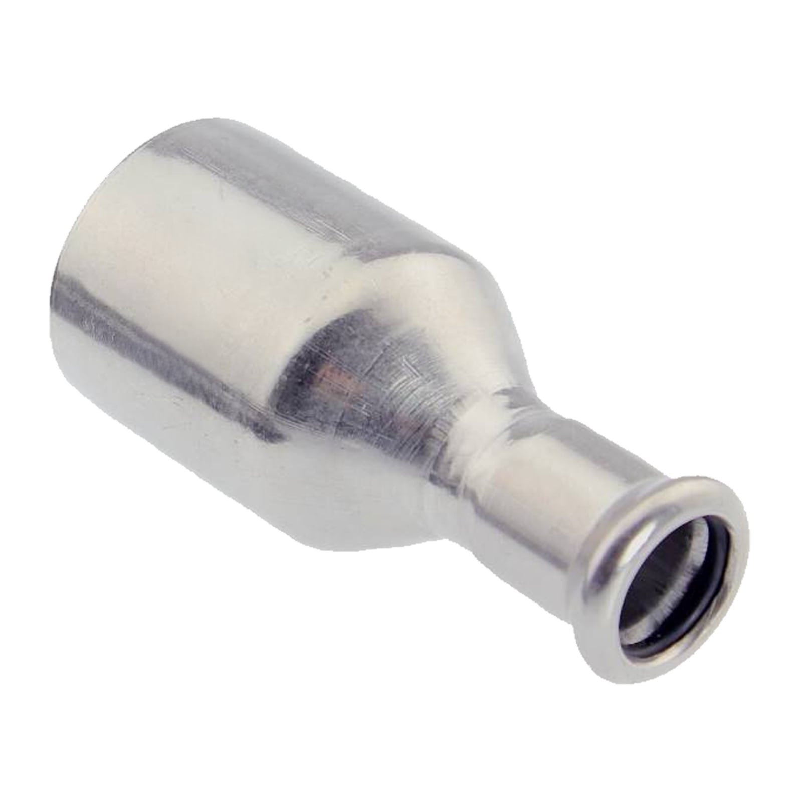 54 x 42 mm Reduzierstück Stutzen x Press Muffe Edelstahl AISI 316 Fittings PN 16 bar