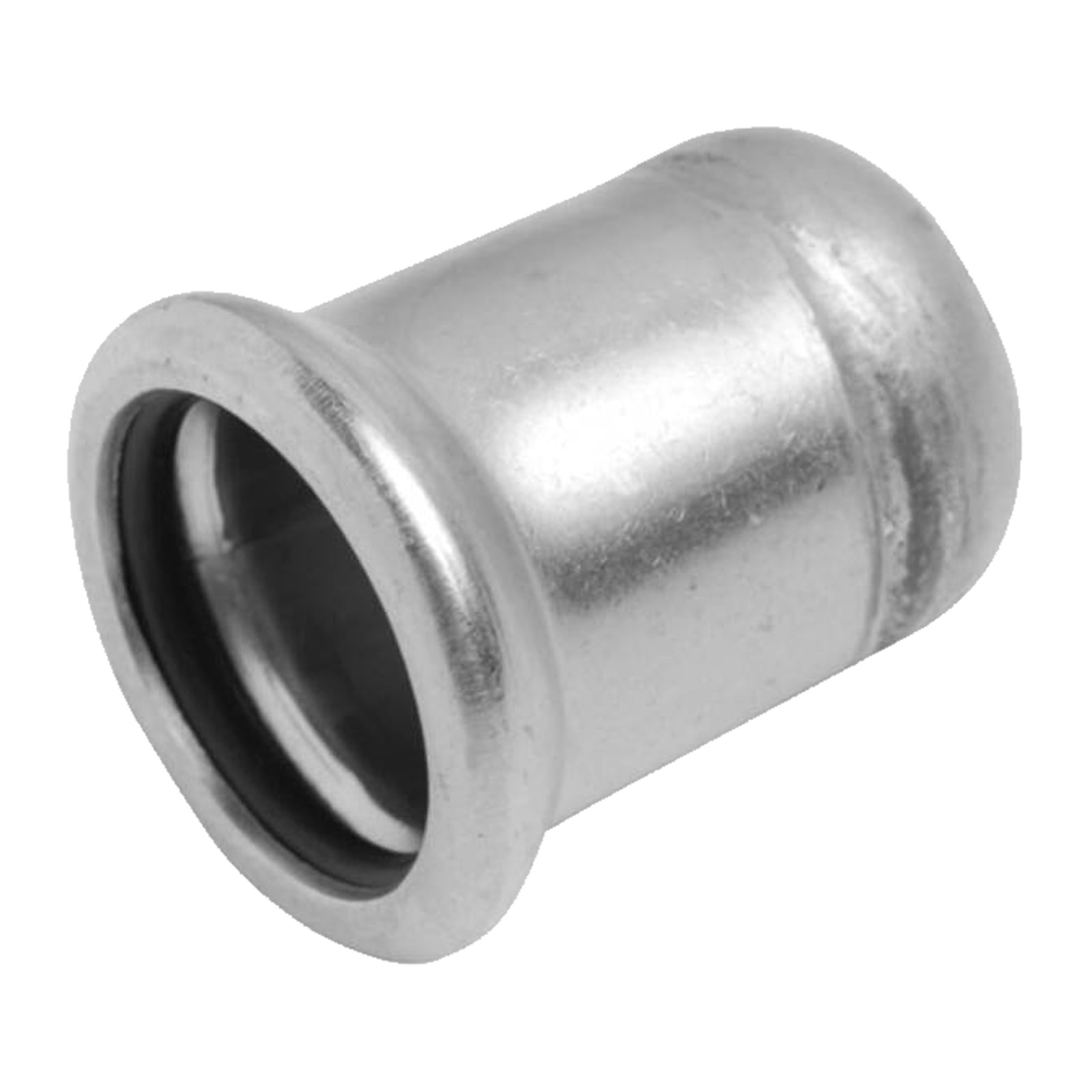 54 mm End Verschluss Stopfen Press Muffe Edelstahl AISI 316 Fittings PN 16 bar