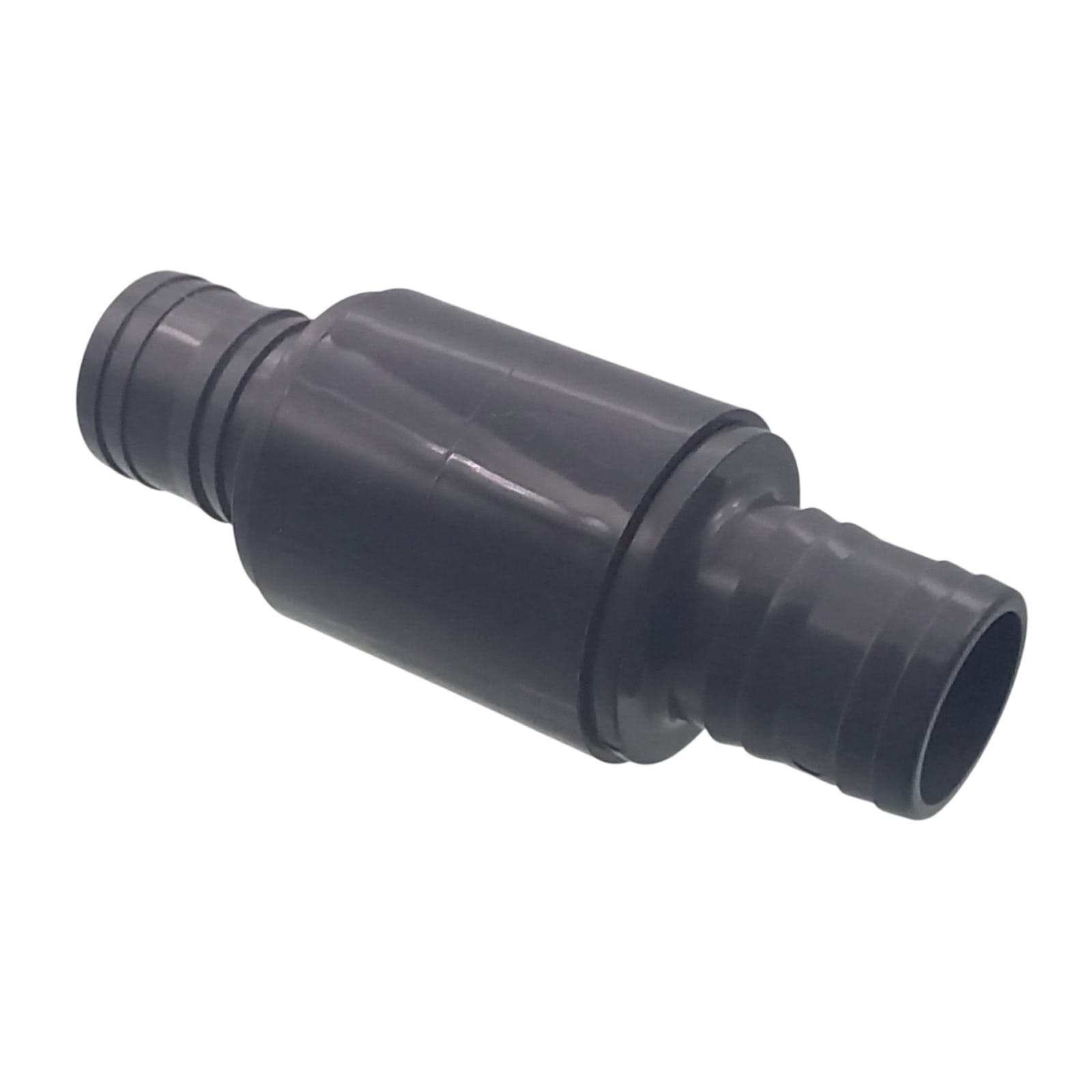 38 mm PVC PROFI Gerade Schlauch Verbinder Stutzen Tülle Pool Teich Garten - PN 10 bar - Montage-Set