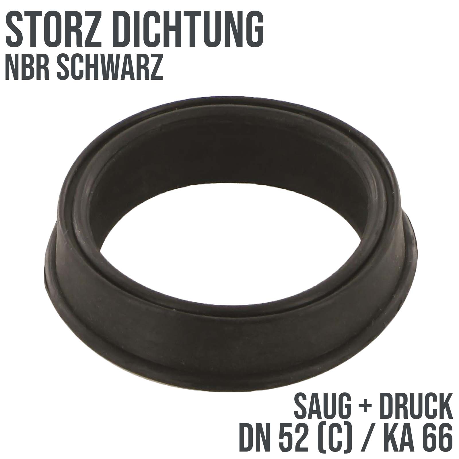 Dichtung STORZ  C DN 52 KA 66 Kupplung (Saug/Druck) NBR schwarz