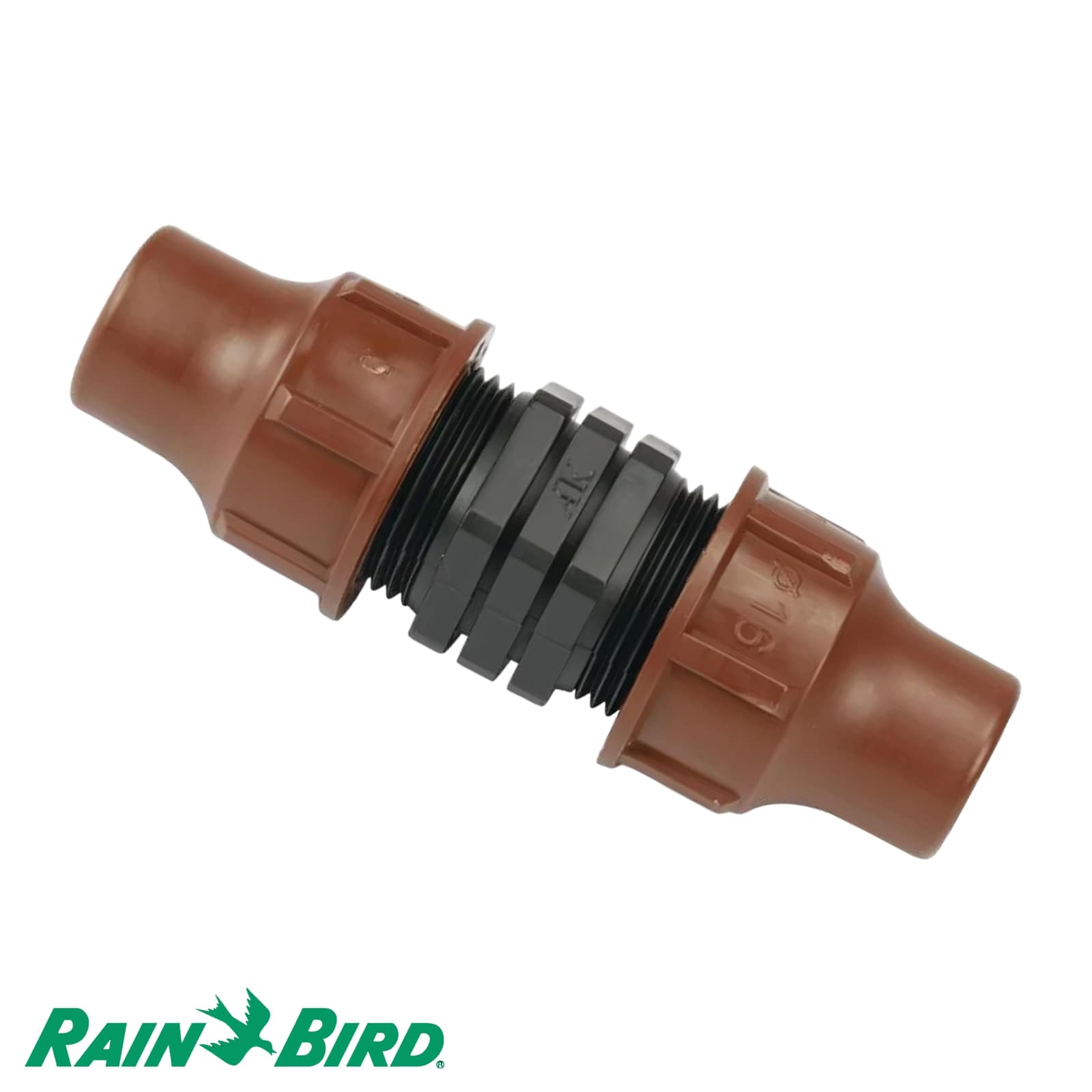 16 mm Rain Bird PP Schlauch Verbinder Lock Quick Tropf Fitting braun Typ BF-12