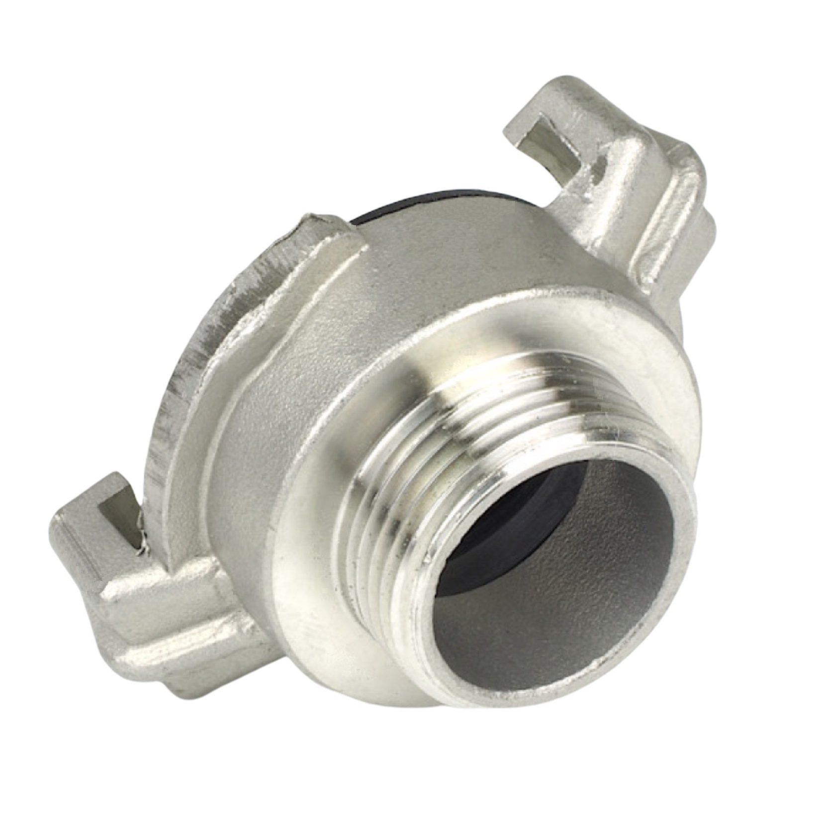 1 1/2" Edelstahl AISI 316 Schlauch Schnell Kupplung Außengewinde AG  (GEKA kompatibel) - PN 12 bar