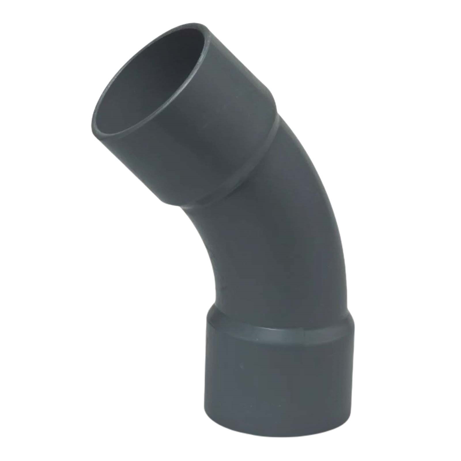 315 mm PVC Klebe Fitting Bogen Winkel 45° (Rohr) Muffe Verbinder - PN 10 bar