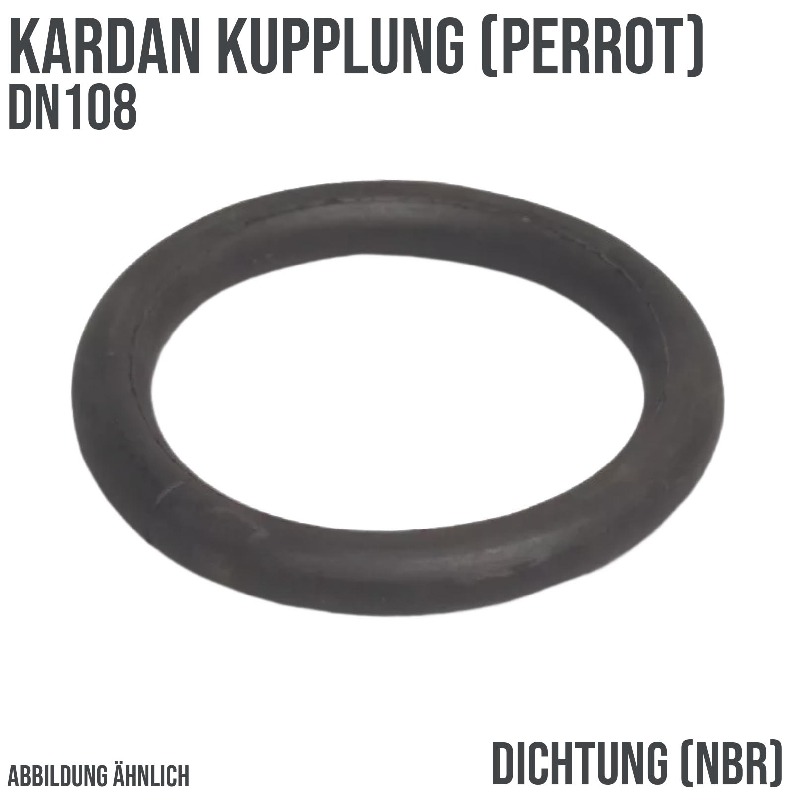 108 mm Kardan Perrot O-Ring Gummi Dichtung
