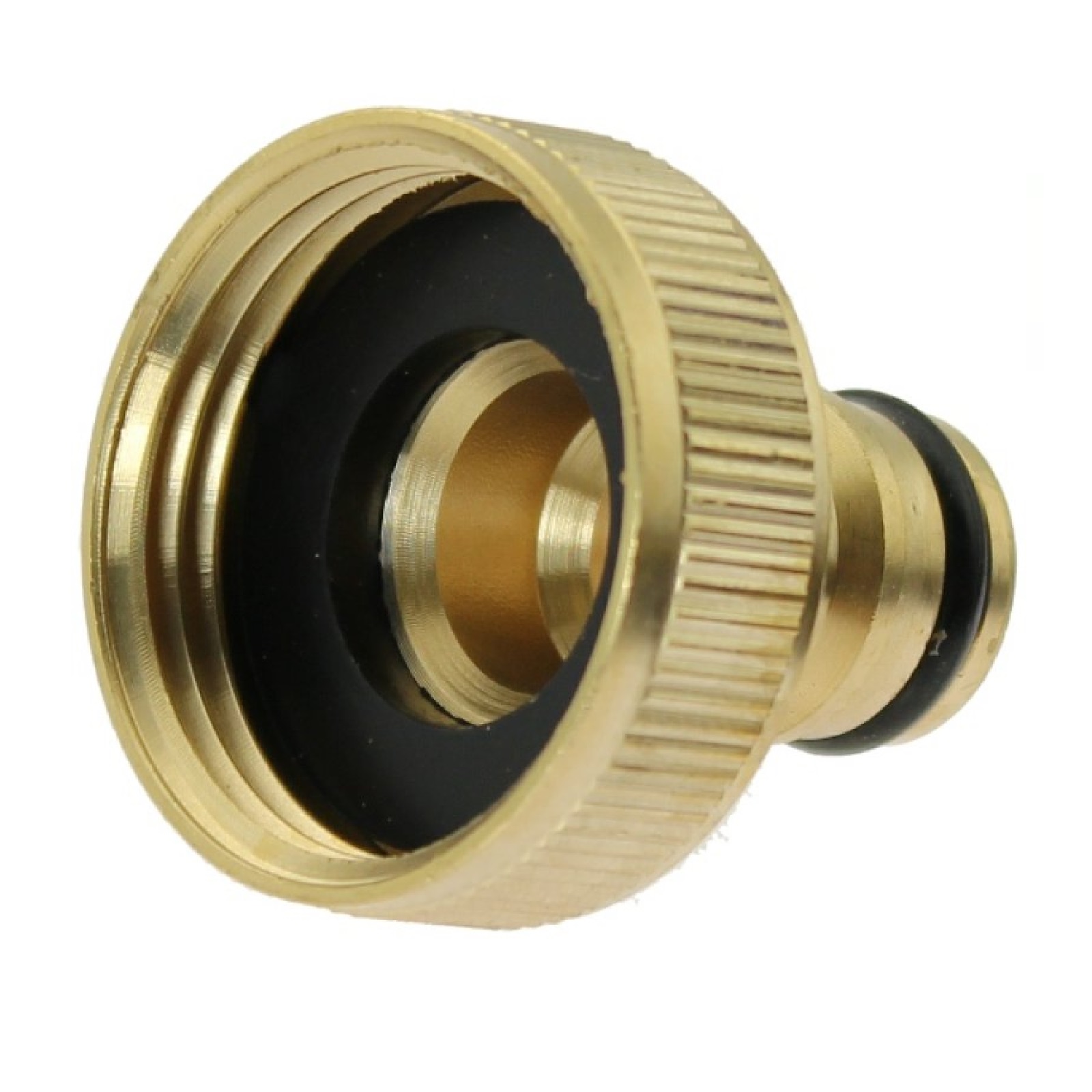 1" Hahnanschluss Click-System Quick Connect Innengewinde Messing (Gardena kompatibel)