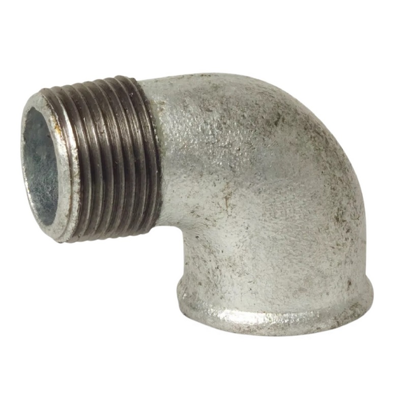 1/4" Gusseisen Temperguss Fitting Nr. 92 Winkel 90° Innen x Außengewinde IG x AG DVGW PN 25 bar