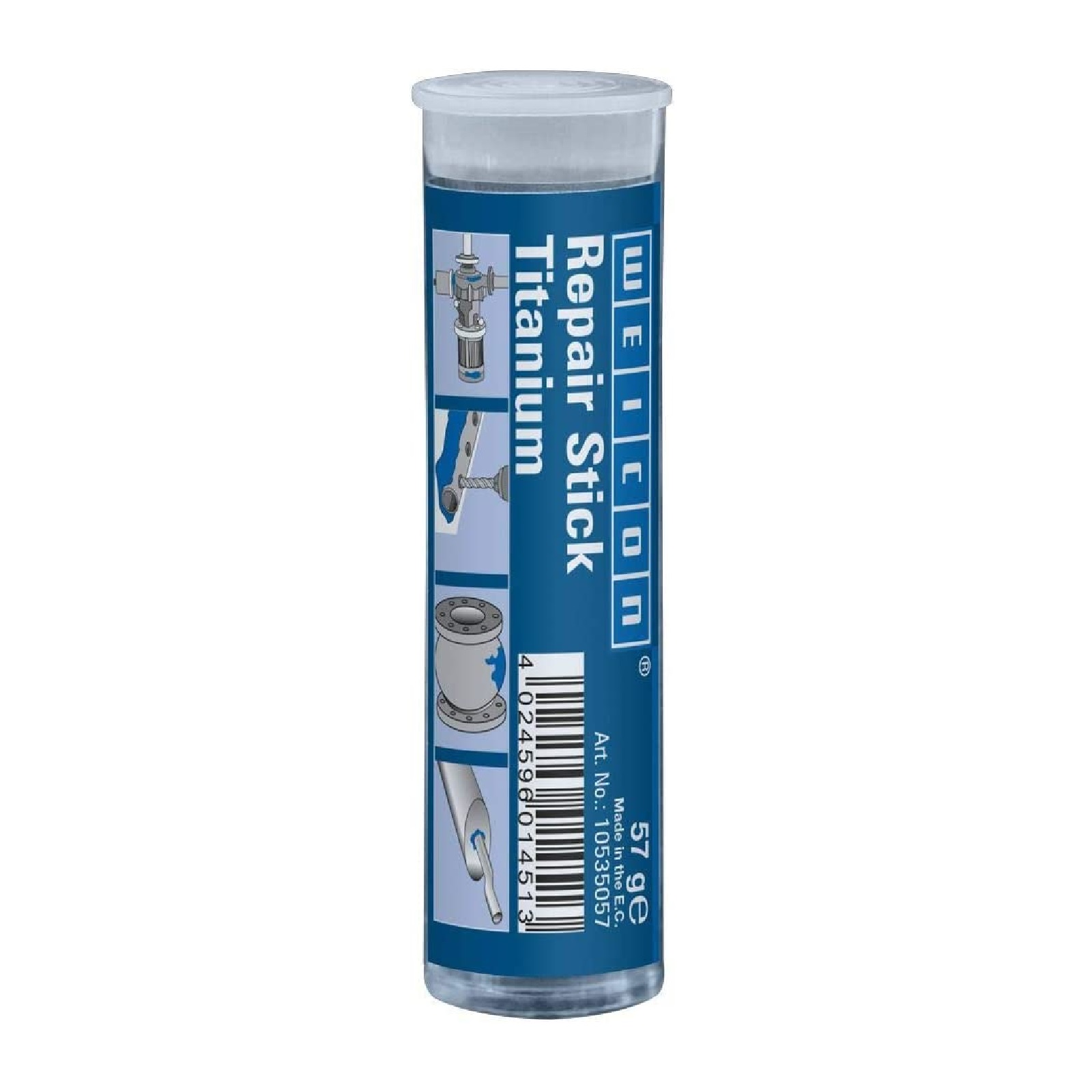 Repair Reparatur Stick Knete Epoxidharz Titanium hochtemperaturbeständig bis +280°C braun - 57 gr