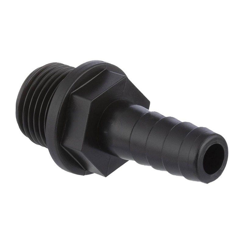 13 mm x 1/2 " PP Gewinde Fitting Schlauch Tülle Stutzen Außengewinde AG - PN 6 bar