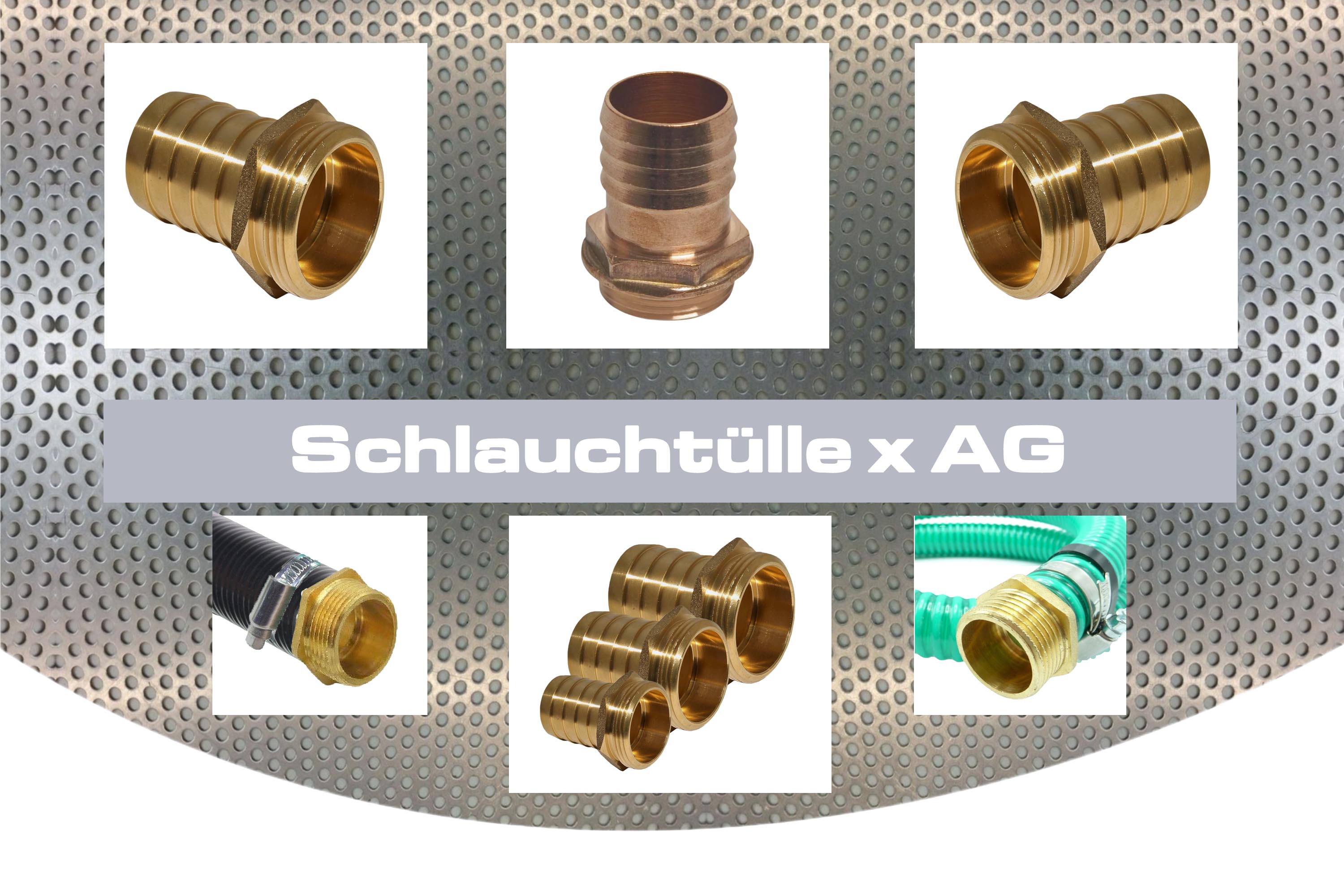 Schlauchtülle x AG Schlauchtülle x AG