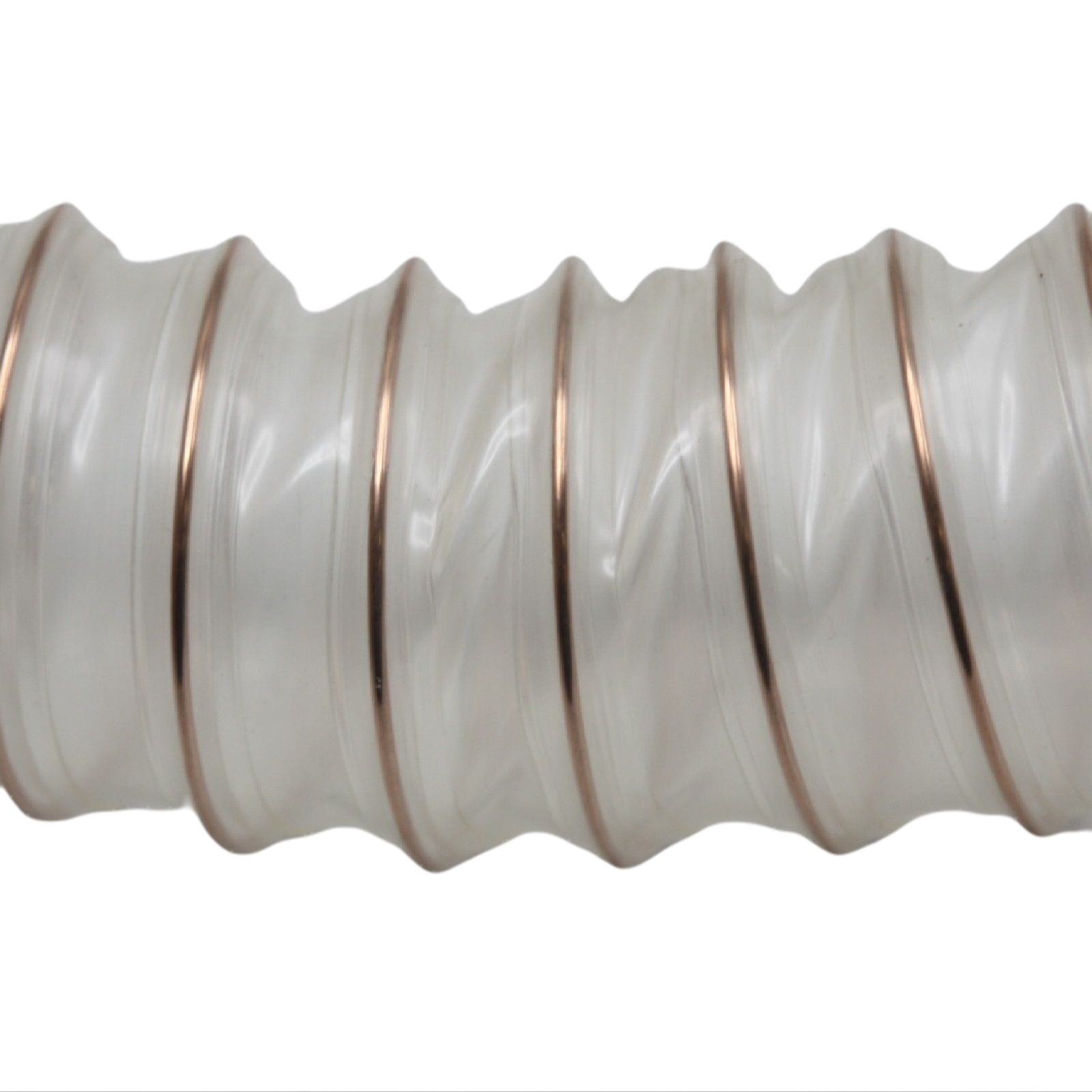70 mm PU Saug Ansaug Druck Spiral Flex Staub Holz Metall Späne Schlauch Anlage - Wandstärke 0,6 mm - PN 0,80 bar