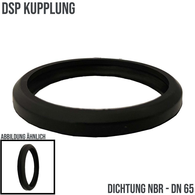 DN 65 DSP Kupplung Dichtung NBR schwarz - PN 16 bar
