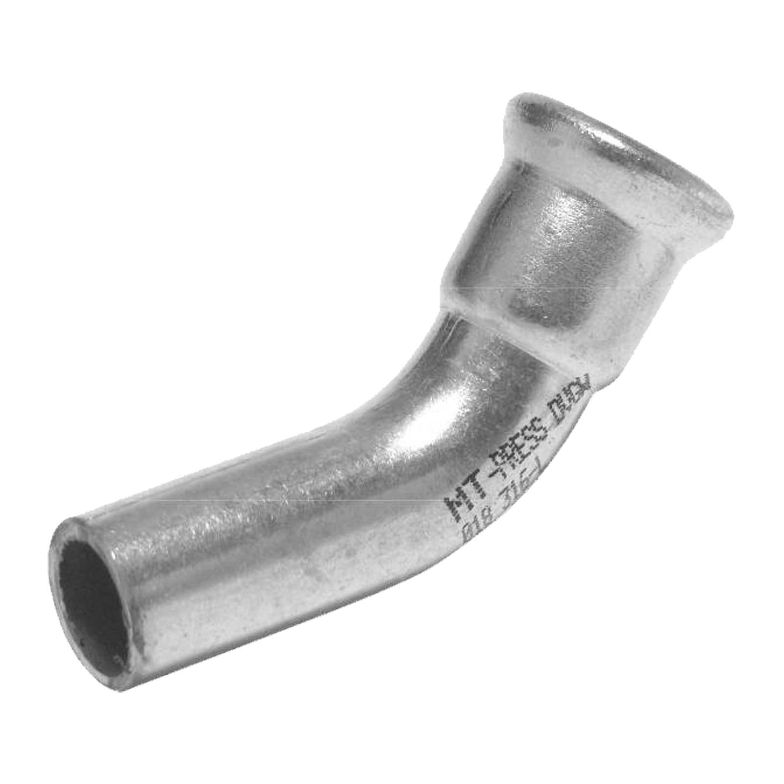 54 mm Bogen 45° Pressmuffe x Einschiebeende Edelstahl AISI 316 Fittings PN 16 bar