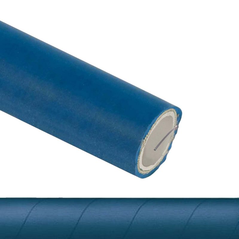 102 mm 4" Molkerei Milch Lebensmittel Schlauch Stahlspirale BfR FDA NBR NVC blau weiß - PN 10 bar - 20 m Rolle