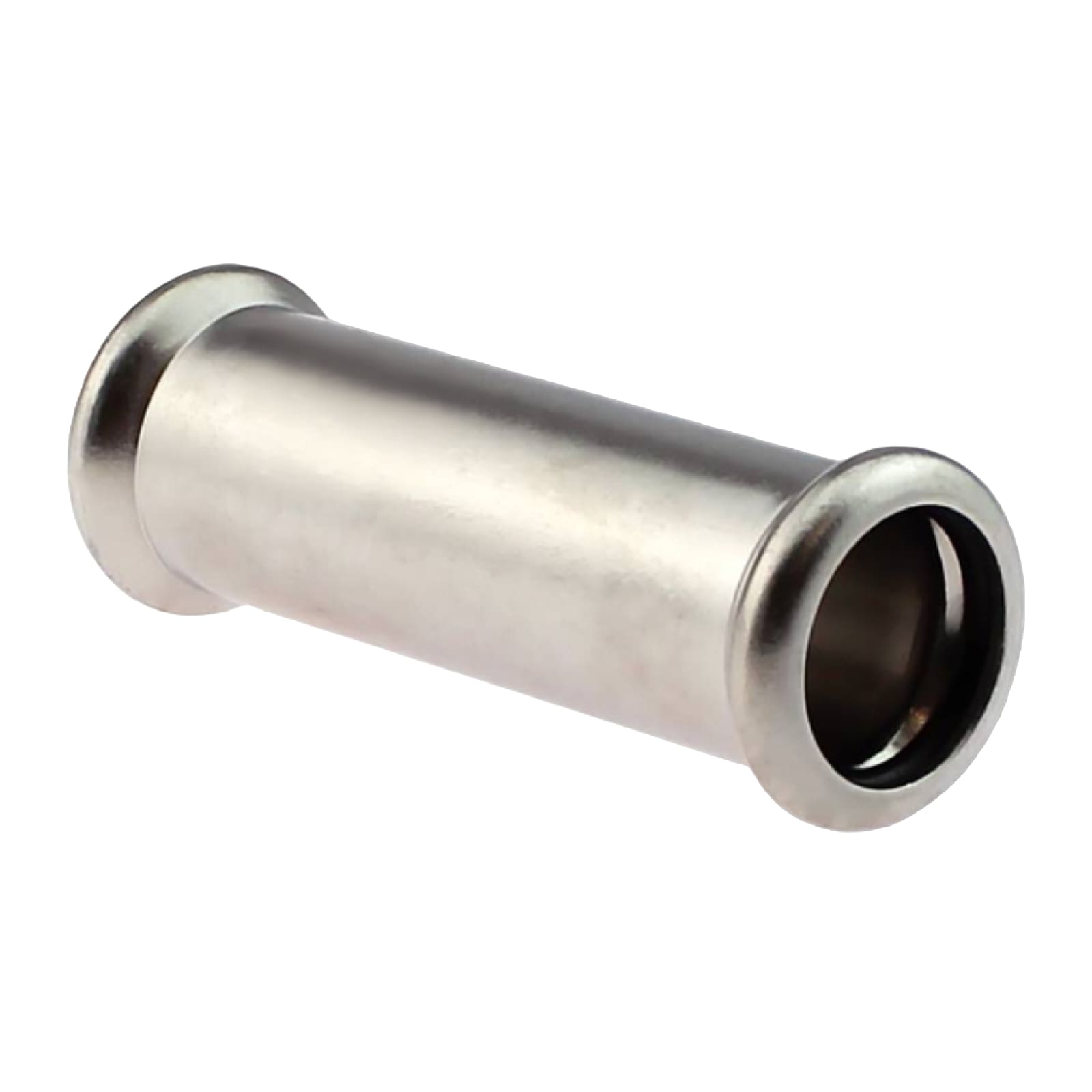 54 x 1,5 mm Schiebe Press Muffe Edelstahl AISI 316 Fittings PN 16 bar