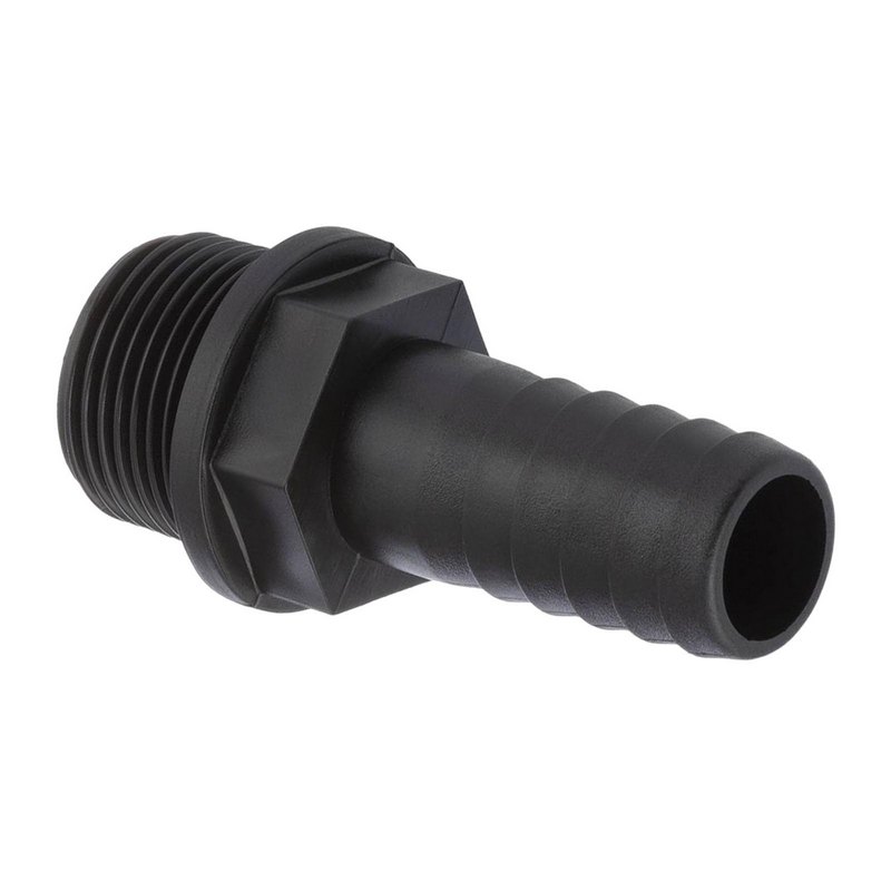 20 mm x 3/4 " PP Gewinde Fitting Schlauch Tülle Stutzen Außengewinde AG - PN 6 bar