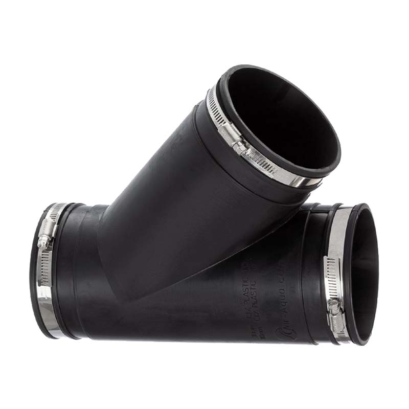20 mm NBR Flex Fitting T-Stück 45° Verbinder Reparatur (Klemmbereich 18 - 22 mm)