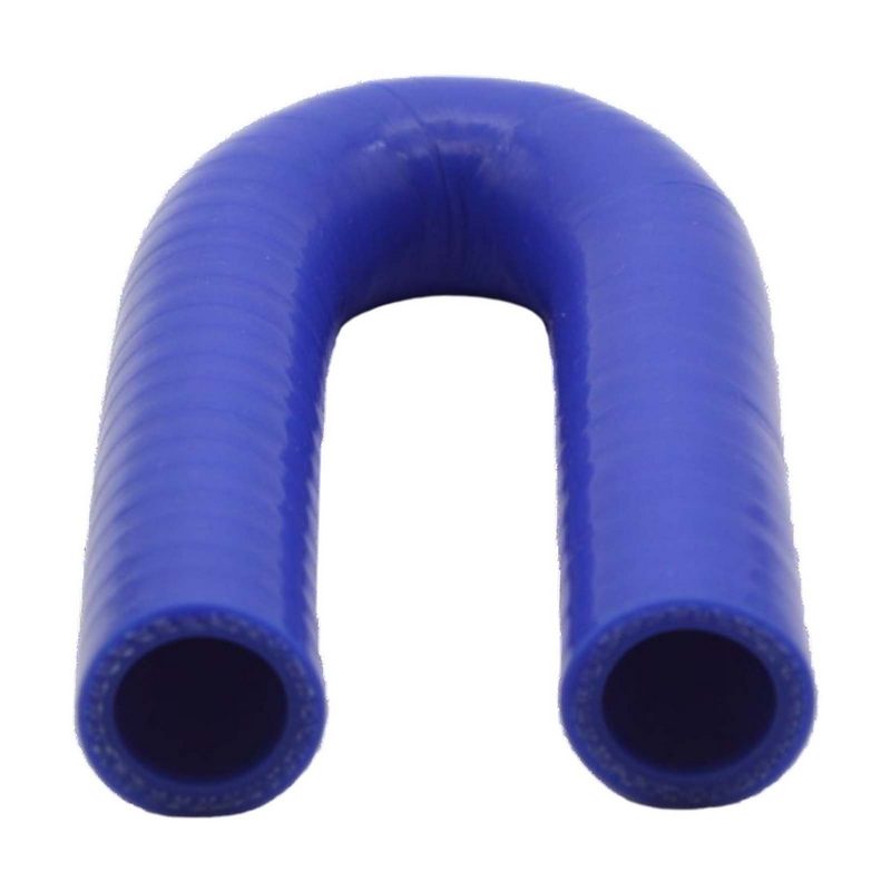 19 x 27 mm Kühlerschlauch Silikon Bogen Krümmer 180° LLK Ladeluft Schlauch blau