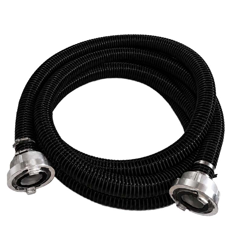 STORZ D DN25 KA31 - 25 mm 1" PVC Saug Ansaug Pumpen Spiral Schlauch PN 5 bar schwarz - 5 m Rolle