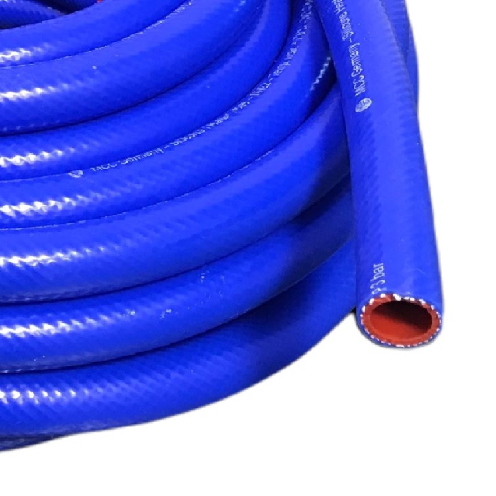 25 x 34 mm Kühlerschlauch Silikon LLK Ladeluft Kühlmittel Schlauch blau/rot PN 4,0 bar - 25 m
