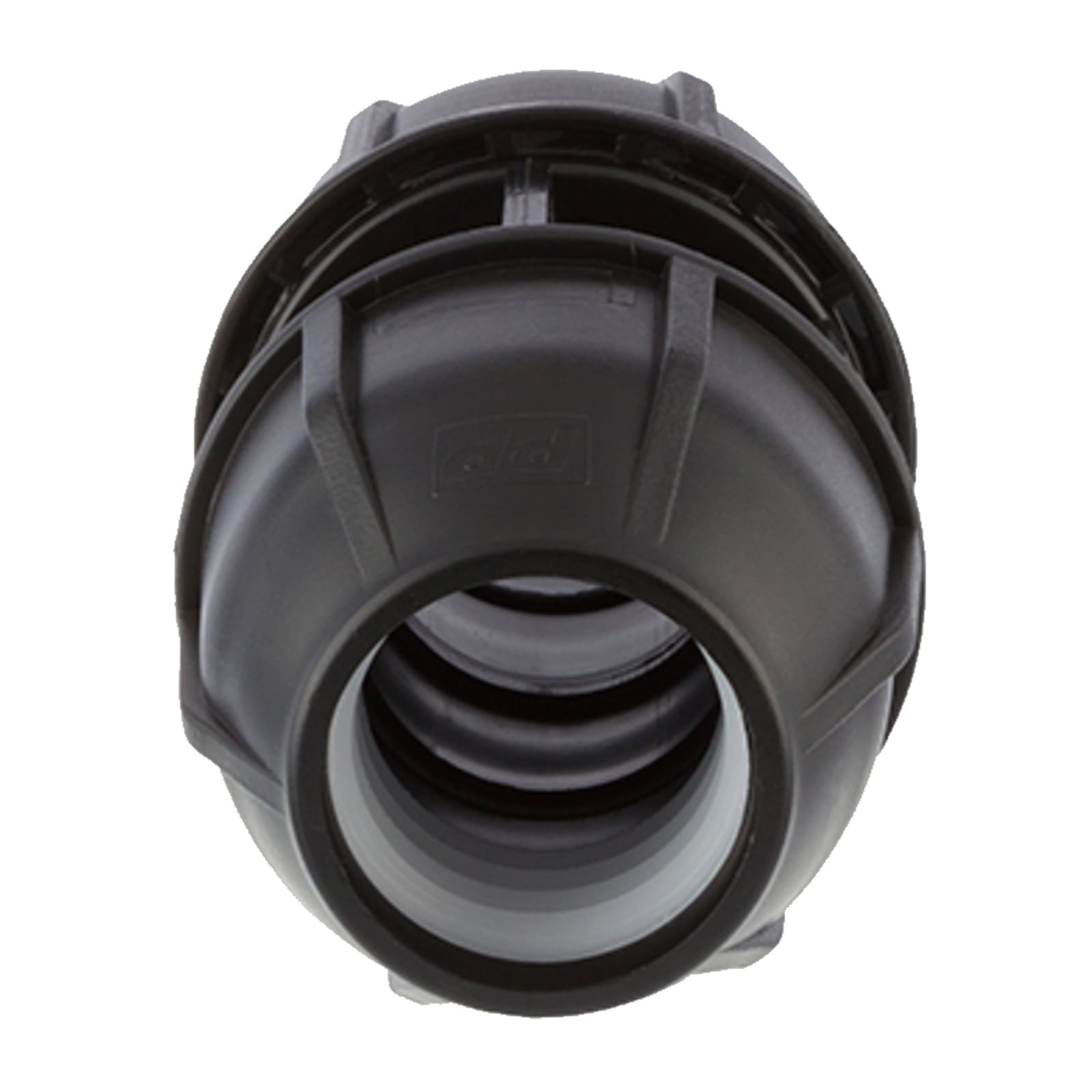 63 mm PE PP Fitting Klemm Verbinder Verschraubung Muffe Rohr Kupplung schwarz - PN 16 bar