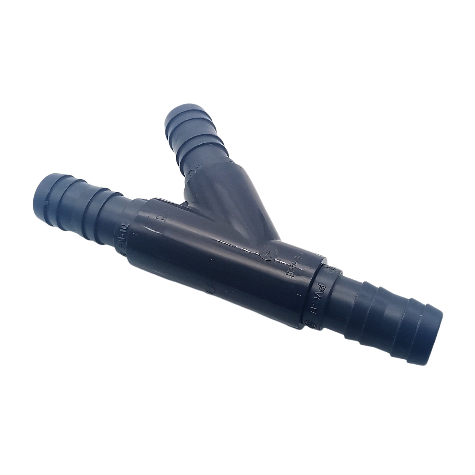 40 mm PVC PROFI T-Stück 45° Schlauch Verbinder Stutzen Tülle Pool Teich Garten - PN 10 bar