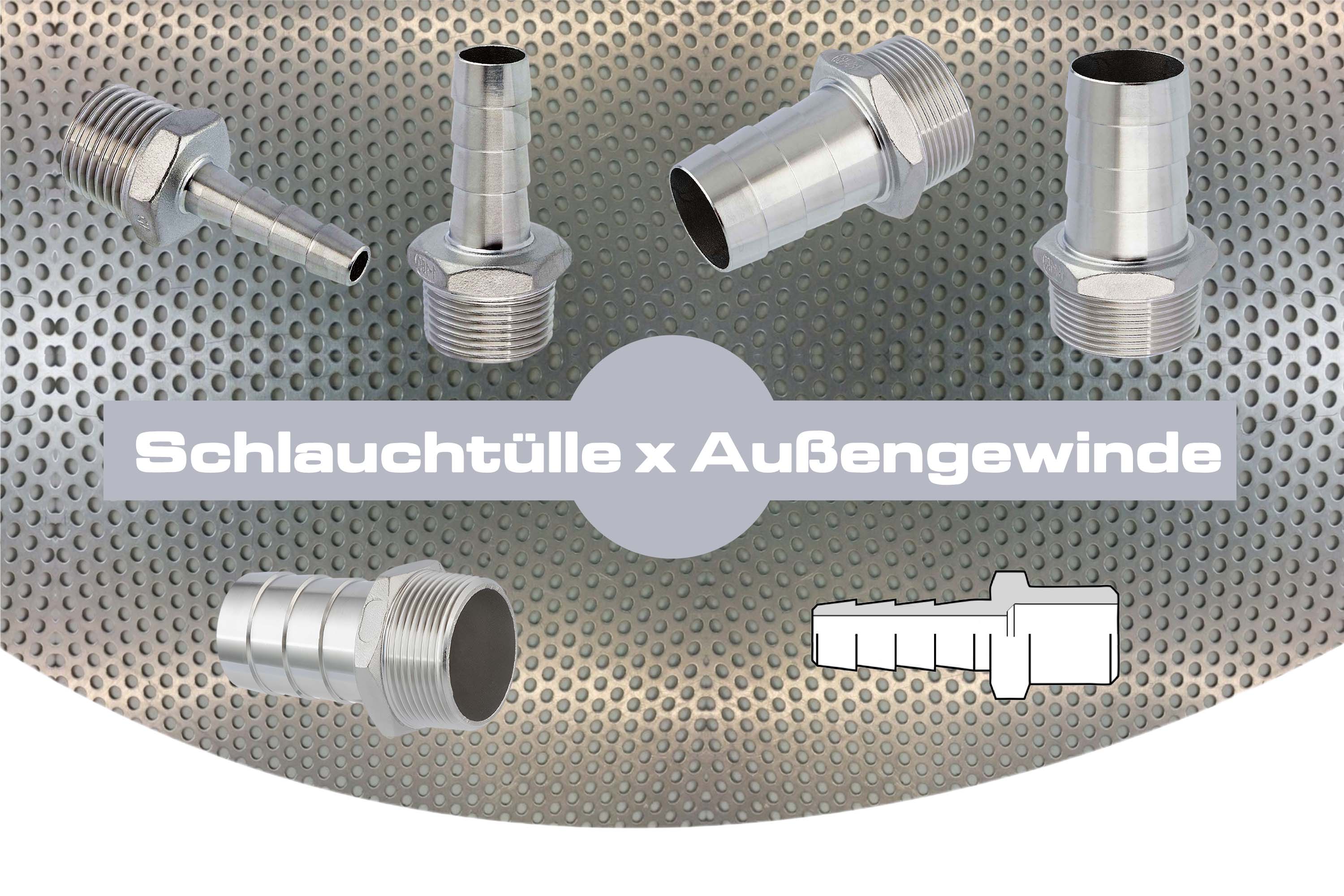 Schlauchtülle x Außengewinde