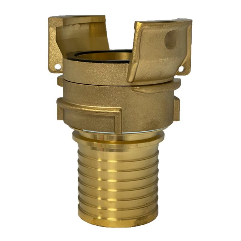 DN 80 Guillemin Kupplung Verriegelung Rillen Stutzen Tülle 90 mm Sicherungsbund Messing - PN 16 bar