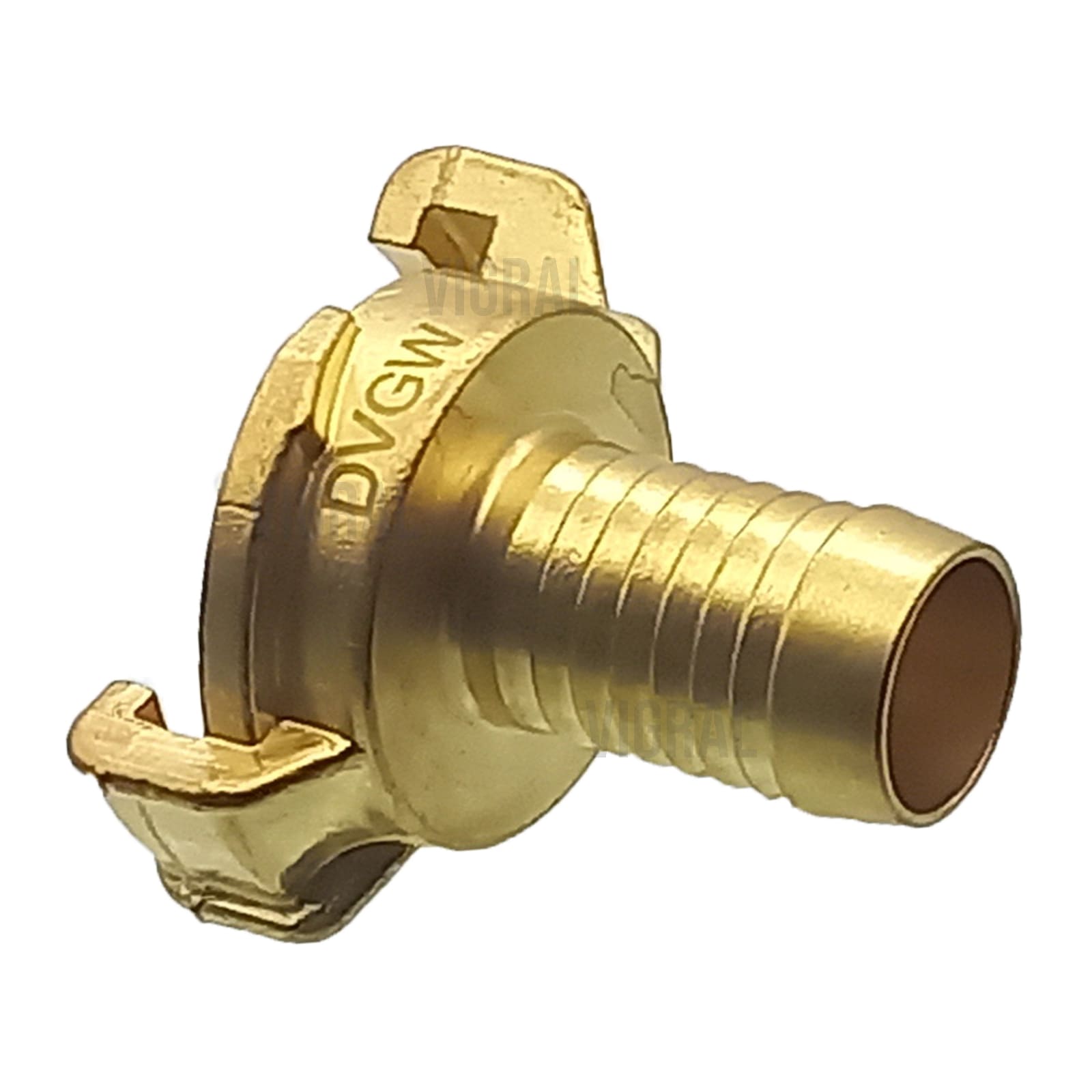 1 1/2" - 38 mm GEKA plus Schnell Kupplung Schlauch Tülle Stutzen Messing KTW-A DVGW - PN 40 bar