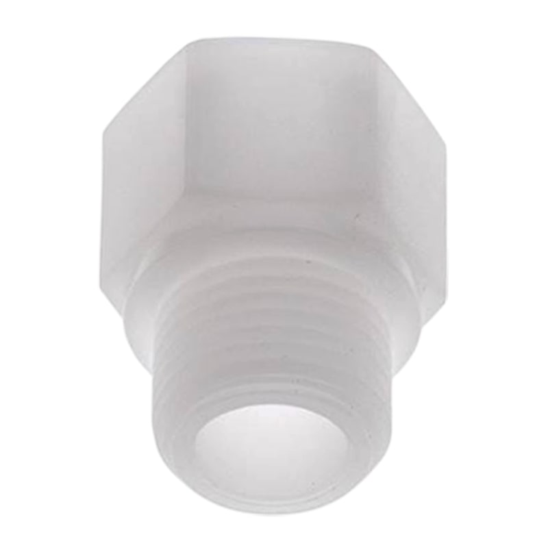 1/4" PP Gewinde Fitting FDA Verlängerung Innen x Außengewinde Verbinder weiß - PN 10 bar