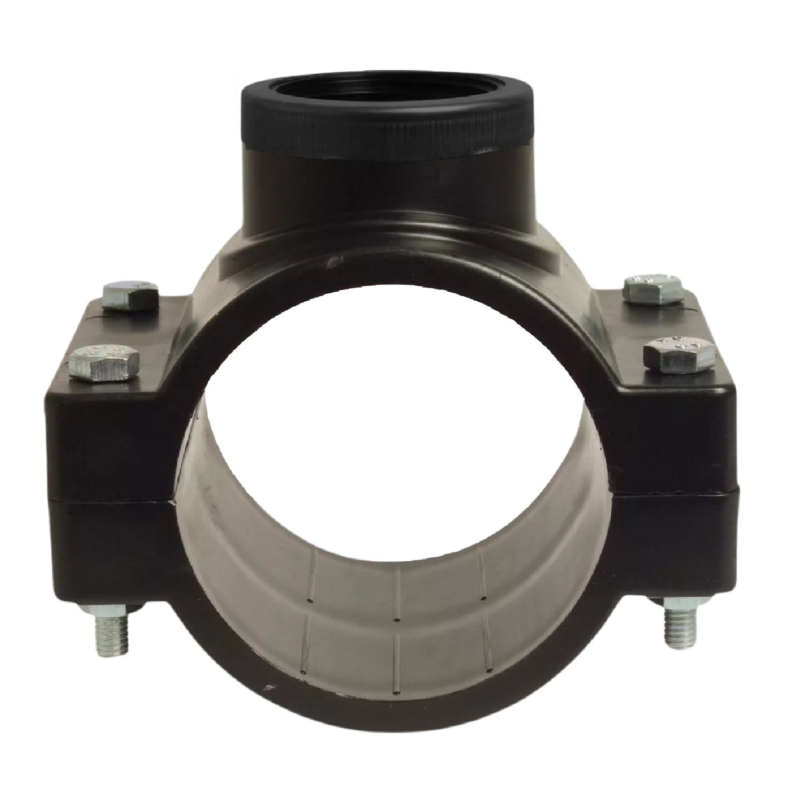 75 mm x 1" PP PE Anbohr Abzweig Schelle Klemmschale x Innengewinde DVGW [PN16]